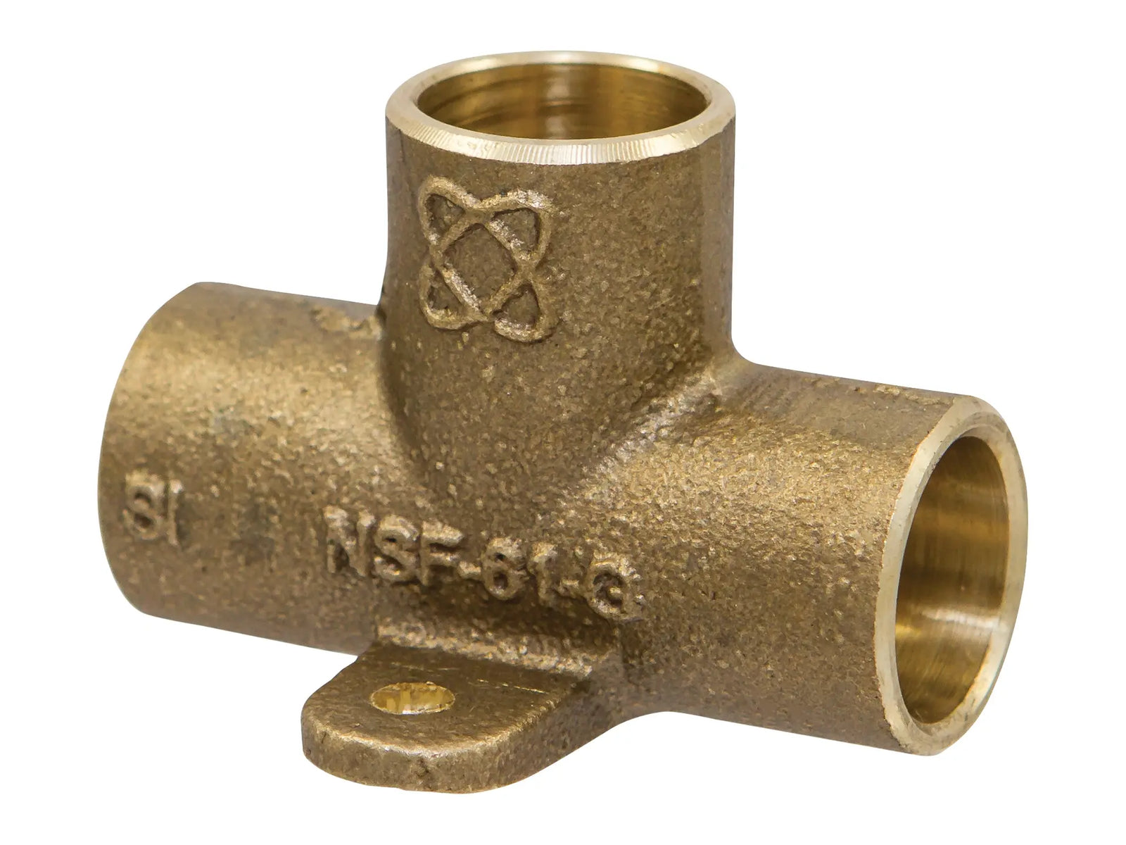 NIBCO B13210L, 1/2 in. x 1/2 in. x 1/2 in. Drop Tee C x C x C, Performance Bronze 711-5-LF