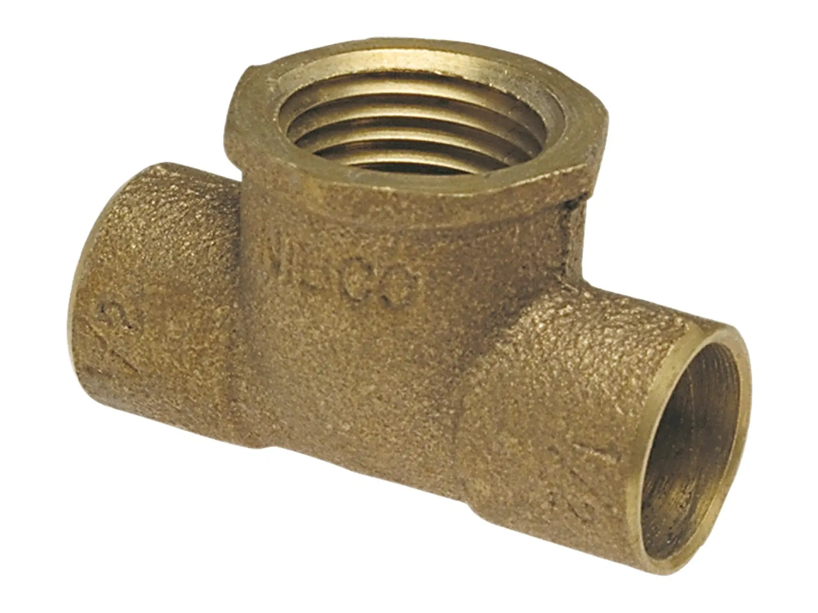 NIBCO B147150, 1-1/2 in. x 1-1/2 in. x 1 in. Tee C x C x F , Cast 712