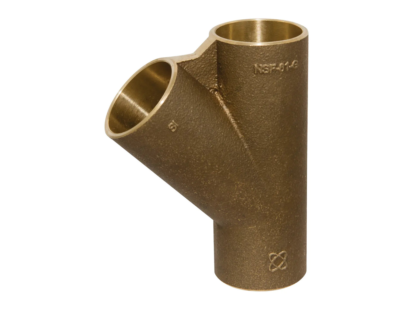 NIBCO B34560L, 1-1/4 in. 45° Wye C x C x C, Performance Bronze 749-LF