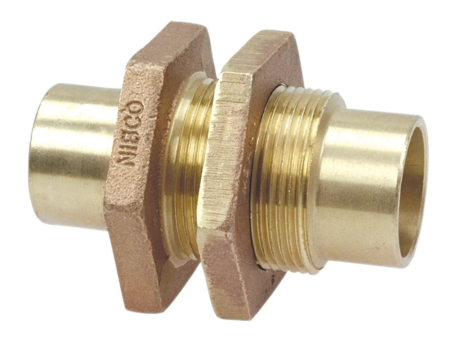 NIBCO B350300, 1/2 in. Bulkhead Fitting C x C , Cast 750