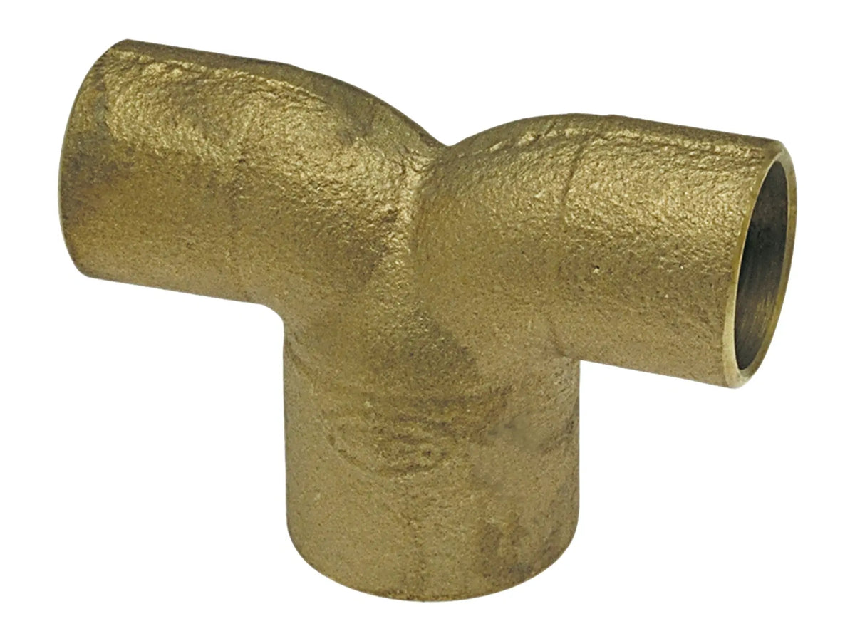 NIBCO B460300, 1 in. x 3/4 in. x 3/4 in. 90° Double Elbow C x C x C , Cast 764