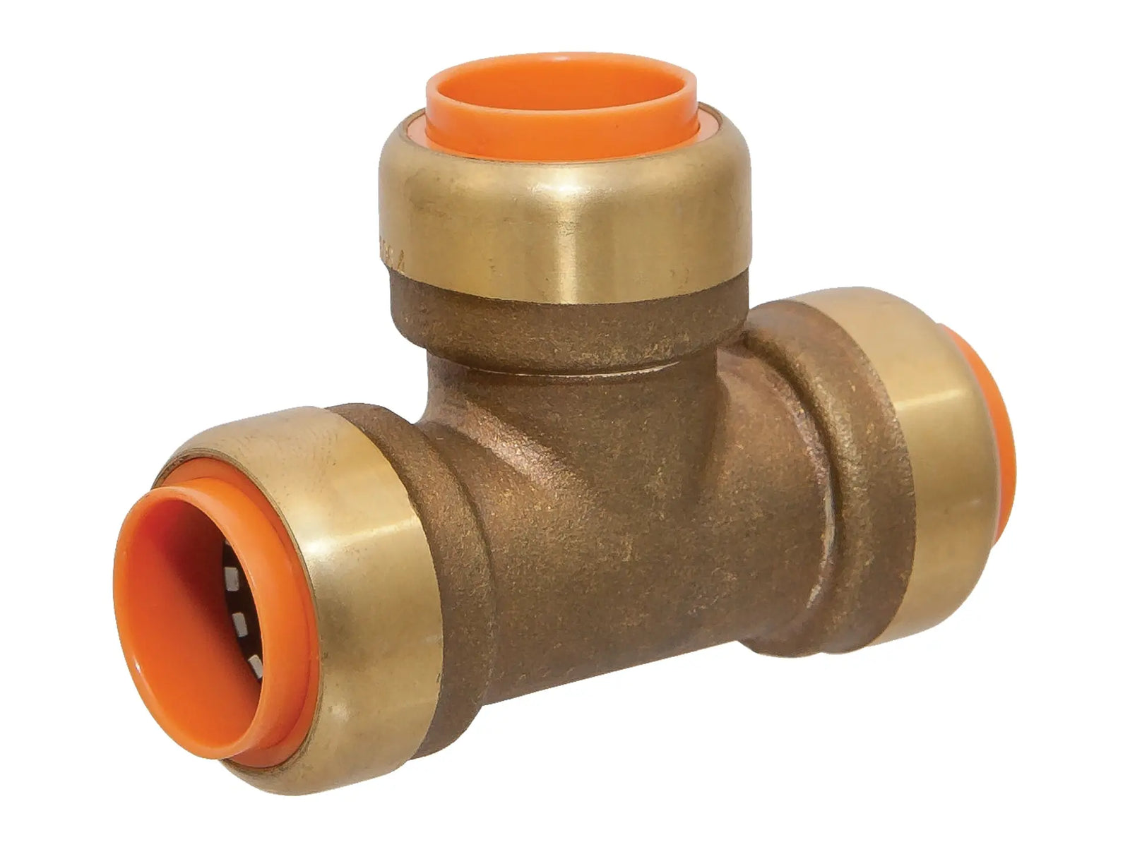 NIBCO B9096000PE, 1/4 in. x 1/4 in. x 1/4 in. LF Tee - Push x Push x Push P711-LF