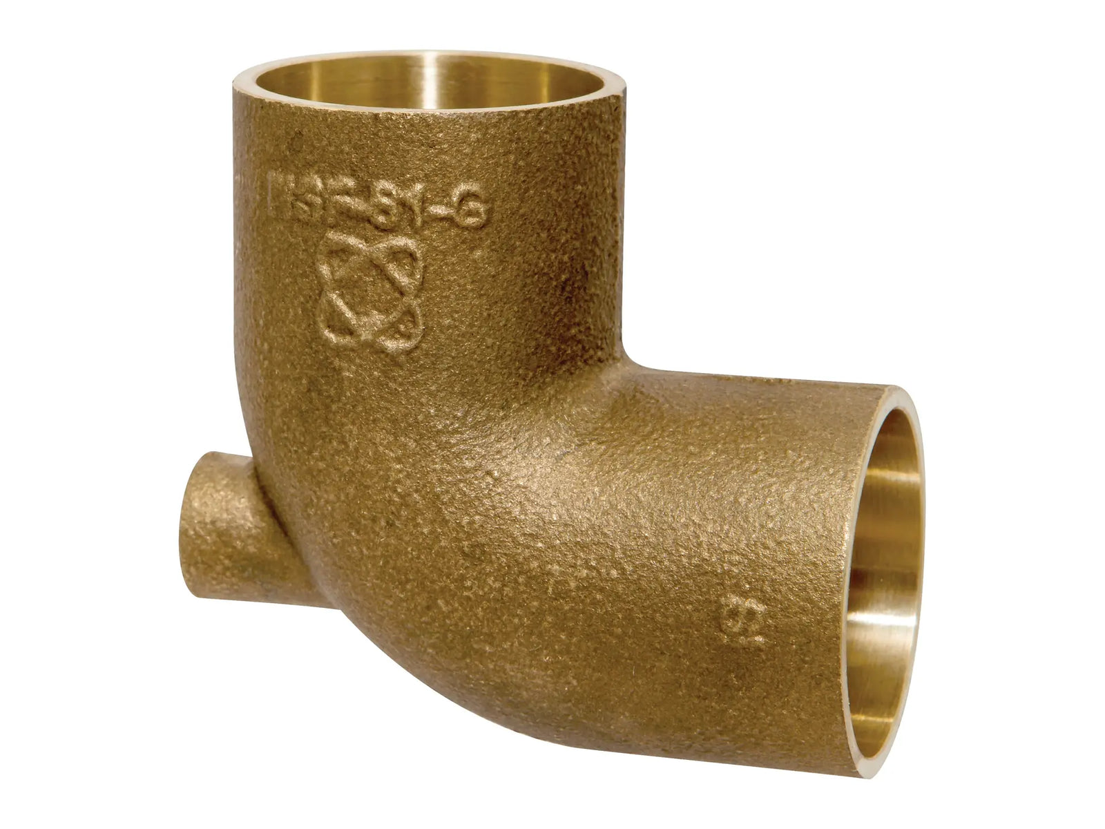 NIBCO BF3880L, 3/4 in. x 1/8 in. x 3/4 in. Baseboard Tee C x F x C, Performance Bronze 705-LF