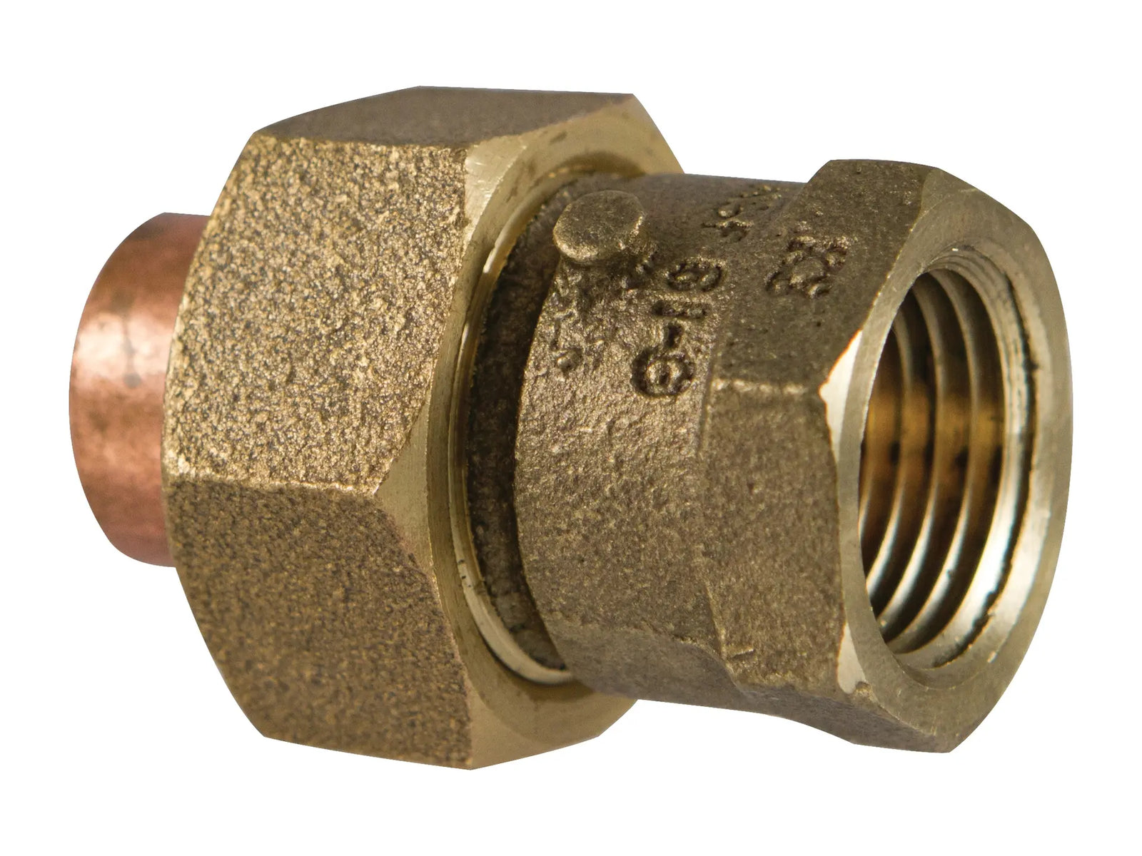NIBCO BF5855L, 3/8 in. x 3/8 in. Union C x F , Cast, Lead-Free