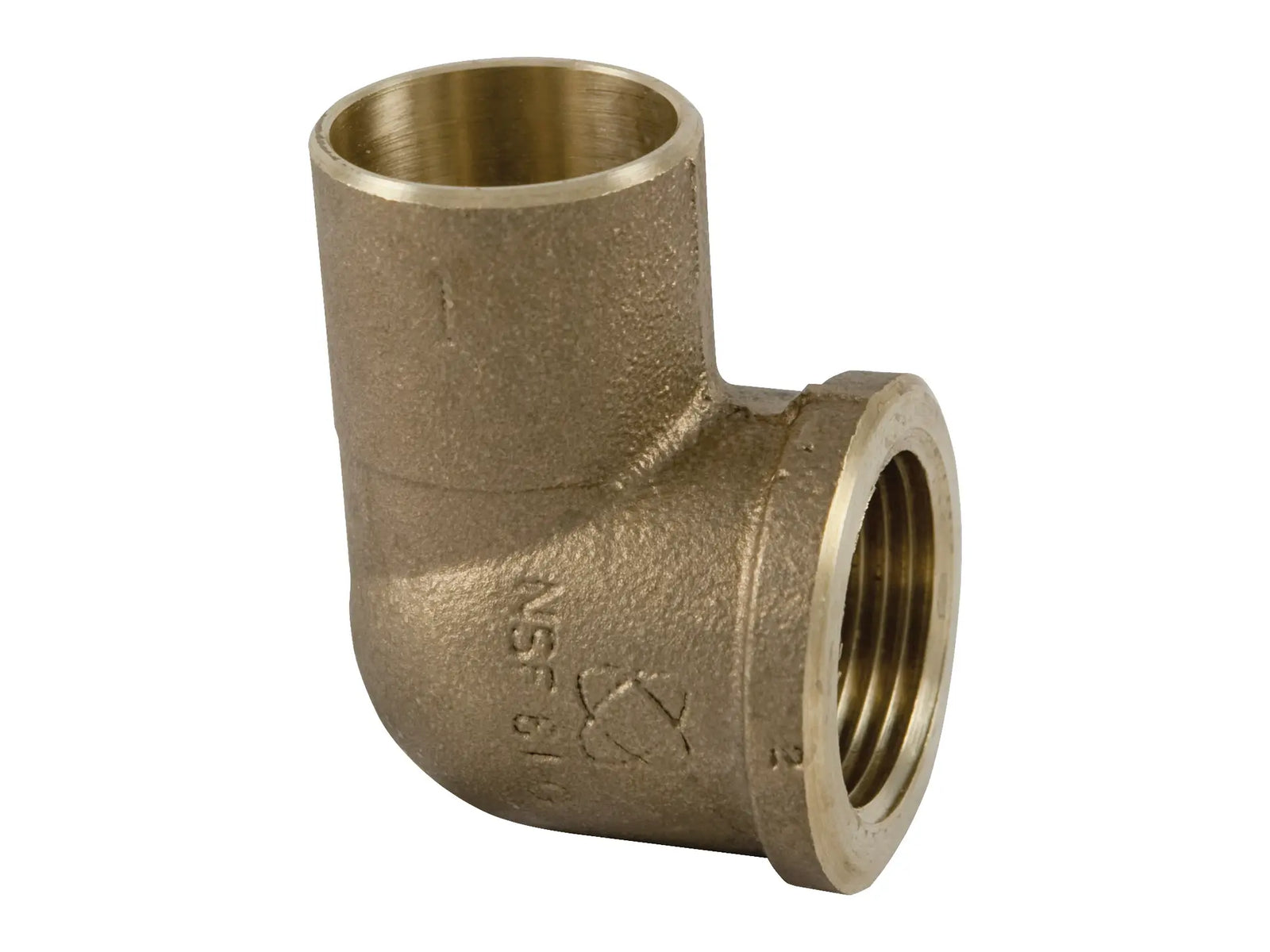 NIBCO BF6445L, 1 in. x 1 in. 90° Elbow C x F, Performance Bronze 7073LF
