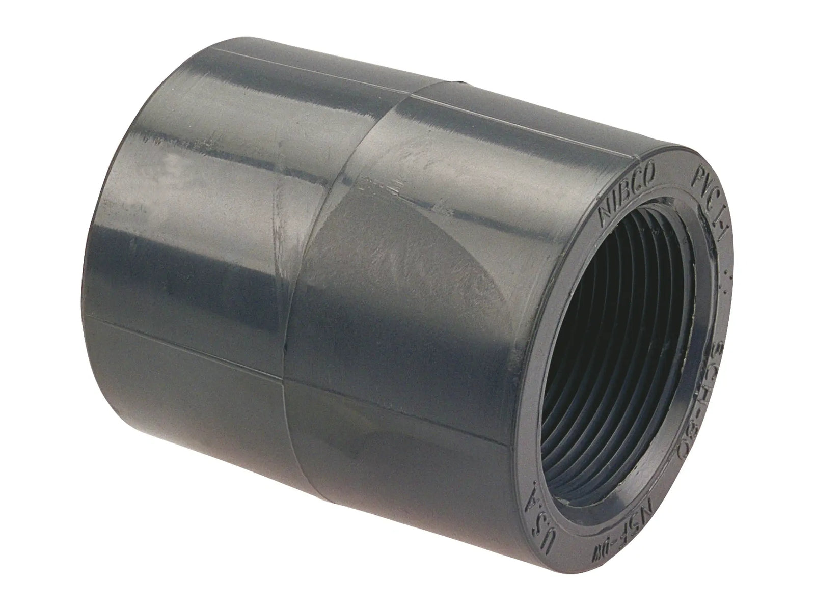 NIBCO CA04400, 2 in. Female Adapter Coupling S x FPT PVC Schedule 80 4503