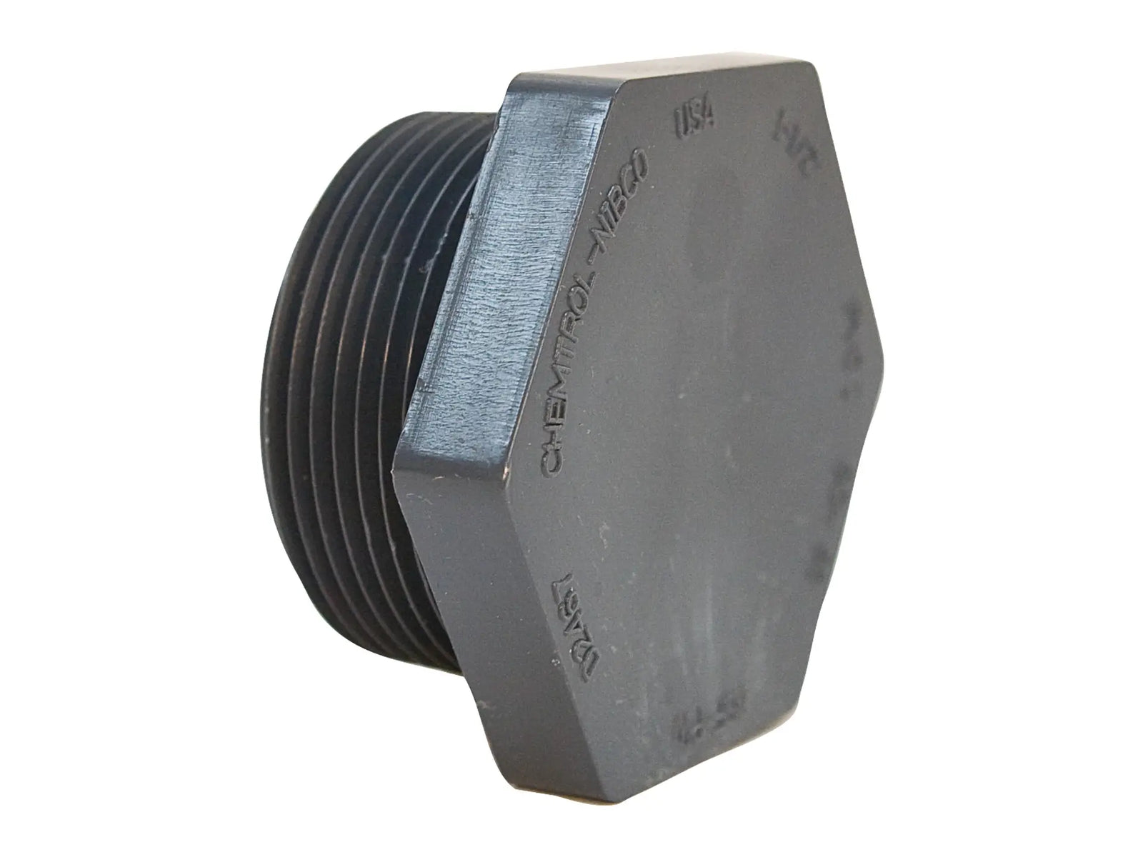 NIBCO CA10550, 2-1/2 in. Thread Plug MPT PVC Schedule 80 4516-4