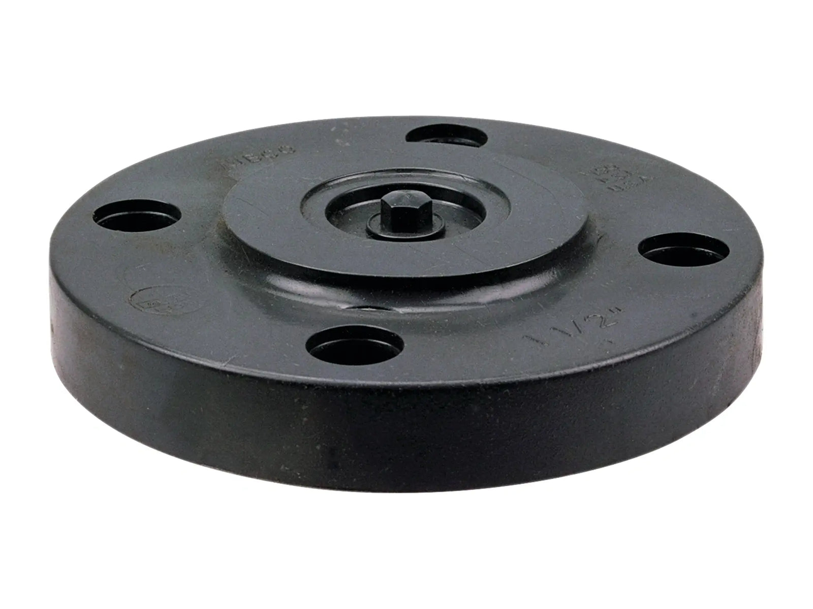 NIBCO CA16750, 6 in. x 6 in. Blind Flange PVC Schedule 80, One-Piece Solid Design 4519-H
