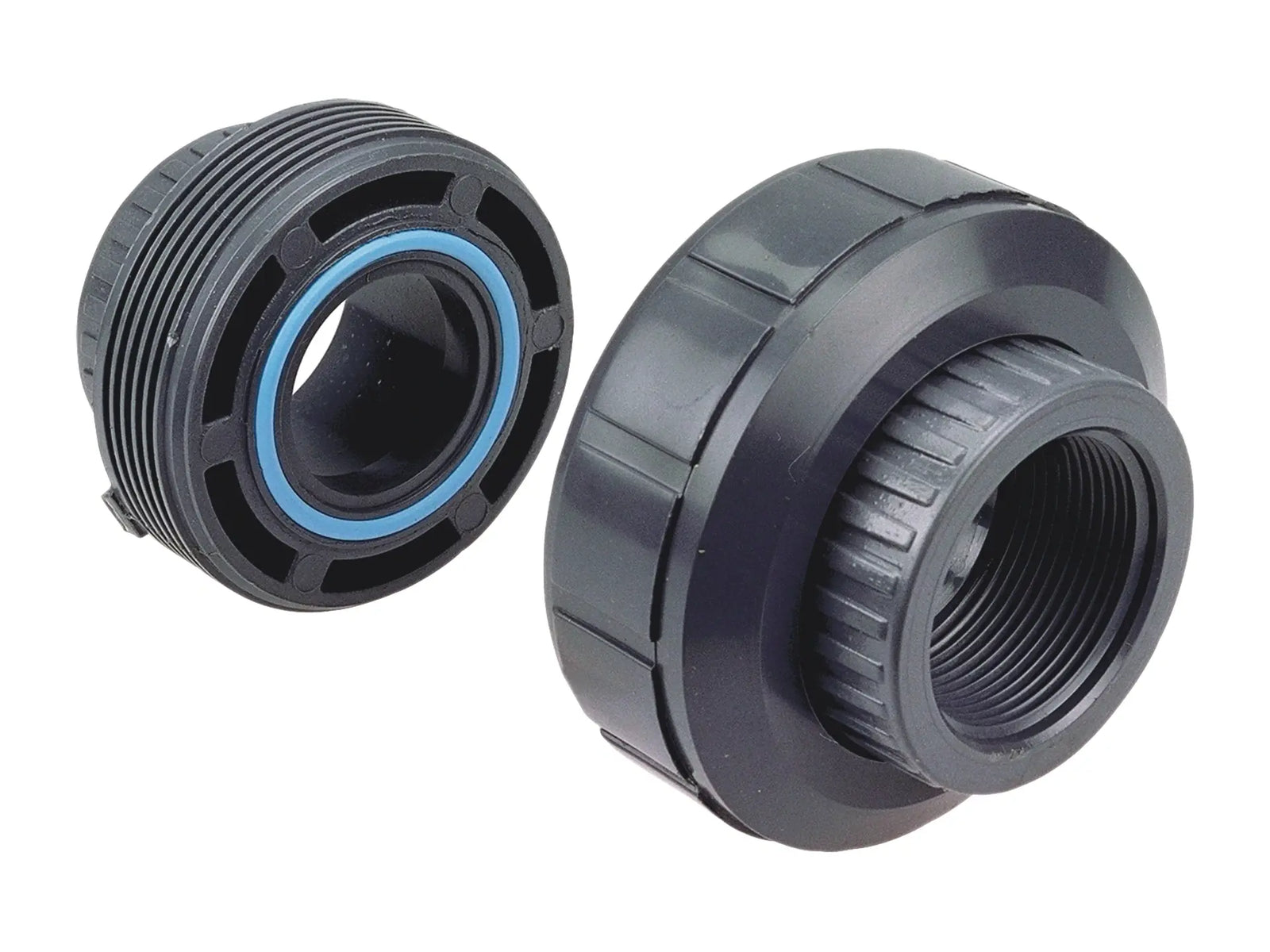 NIBCO CA20605, 1/2 in. FKM Female Adapter Union S x FPT PVC Schedule 80 4533-3