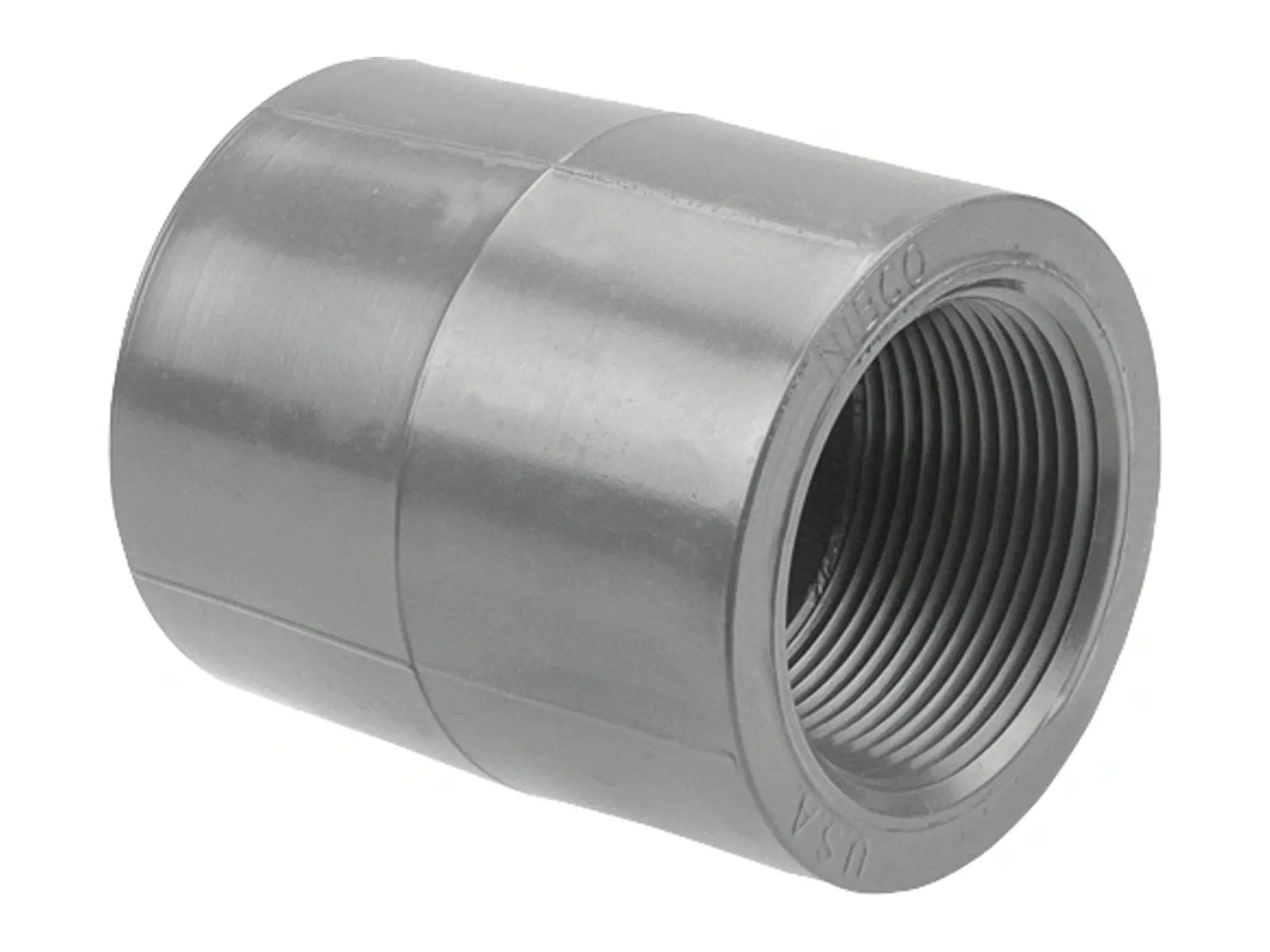 NIBCO CB02450, 2 in. x 1-1/4 in. FPTxFPT Thread Coupling CPVC 5101-3-3