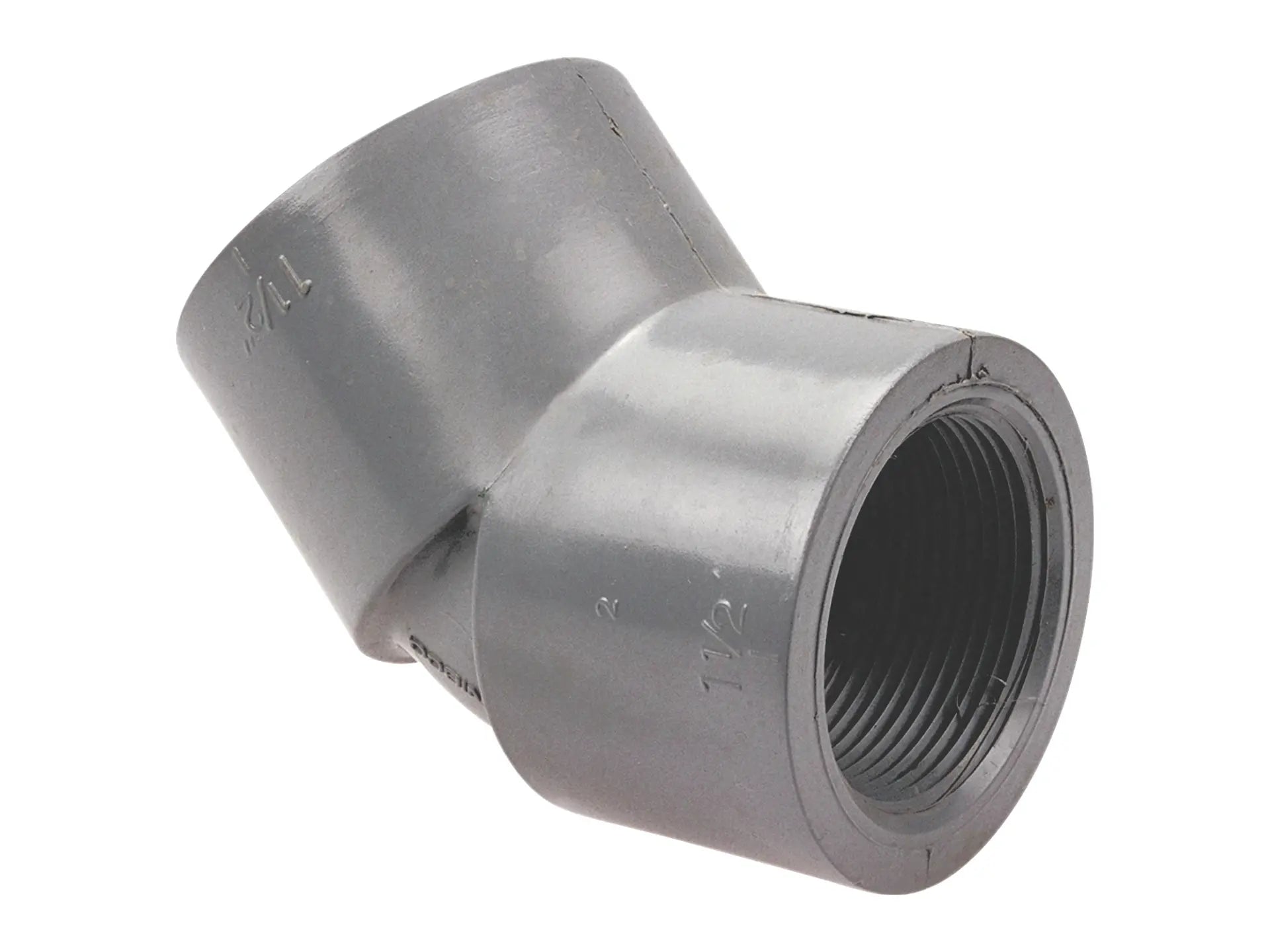 NIBCO CB04700, 2 in. x 2 in. FPTxFPT Thread 45° Elbow CPVC 5106-3-3