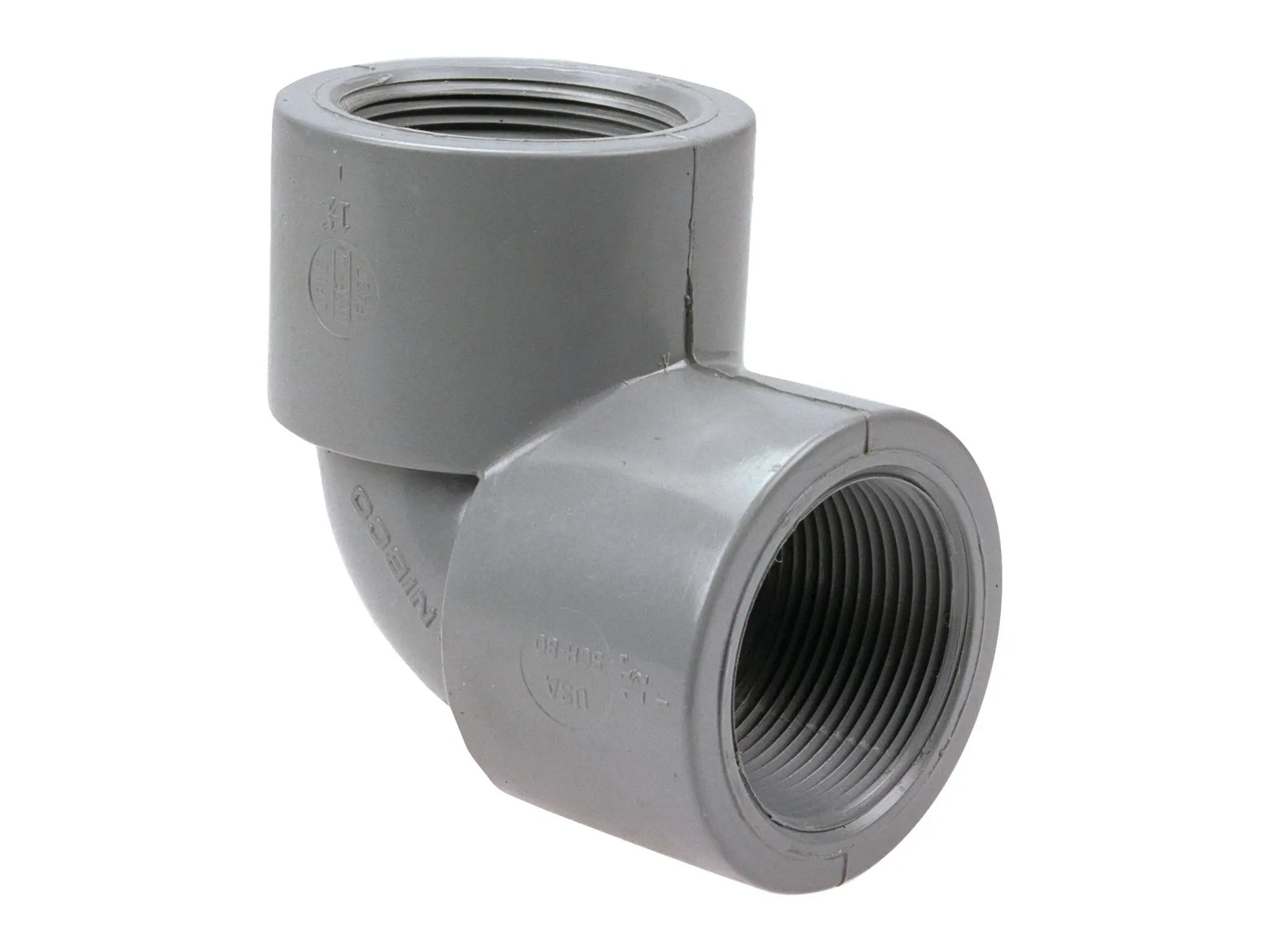 NIBCO CB06050, 1 in. x 1 in. FPTxFPT Thread 90° Elbow CPVC 5107-3-3