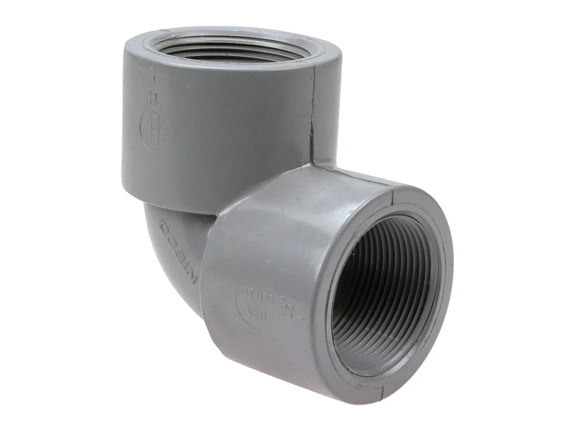 NIBCO CB06200, 2 in. x 2 in. FPTxFPT Thread 90° Elbow CPVC 5107-3-3
