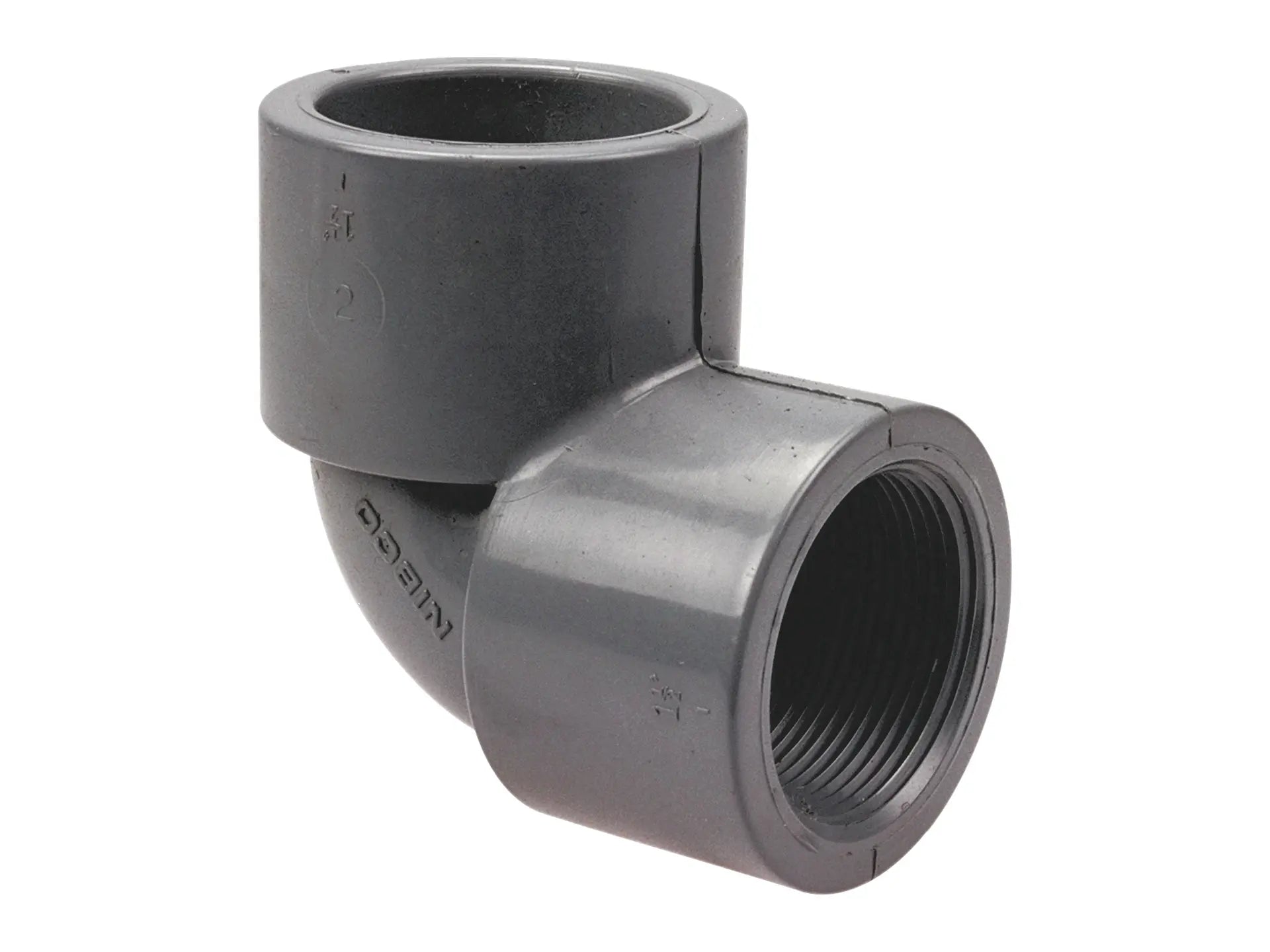 NIBCO CB06360, 3/4 in. x 3/4 in. Socket x Thread 90° Elbow S x FPT Corzan CPVC Schedule 80 5107-3