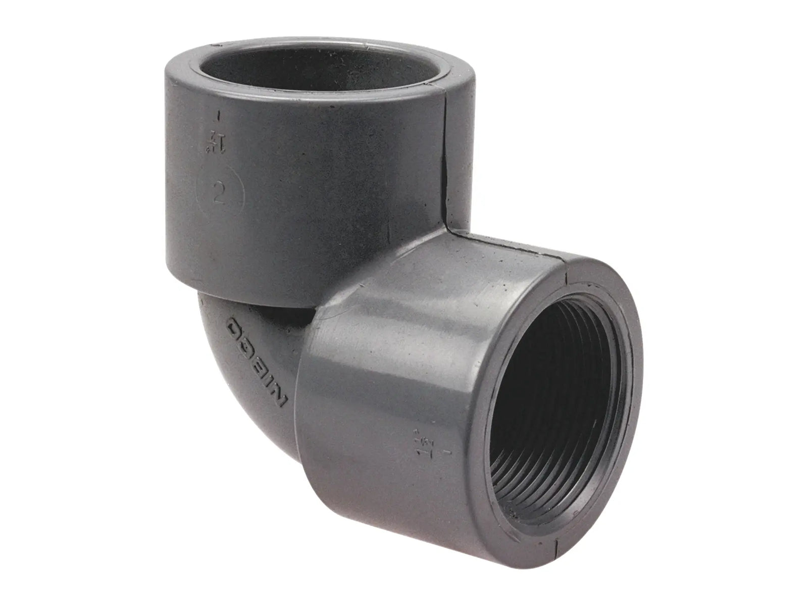 NIBCO CB06380, 2 in. x 2 in. Socket x Thread 90° Elbow S x FPT Corzan CPVC Schedule 80 5107-3