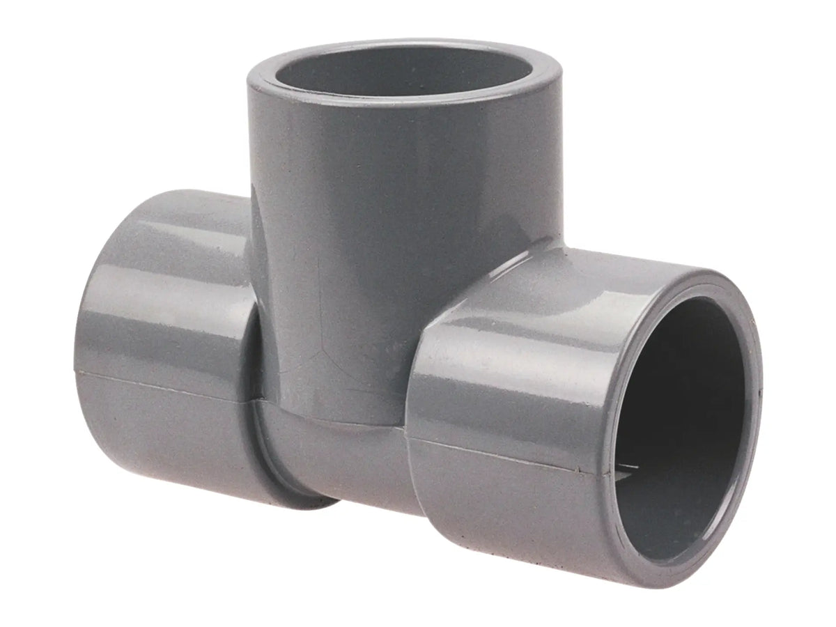 NIBCO CB07150, 1-1/4in.x1-1/4in.x1-1/4in. Socket Tee/Reducing Socket Tee SxSxS Corzan CPVC Sche 80