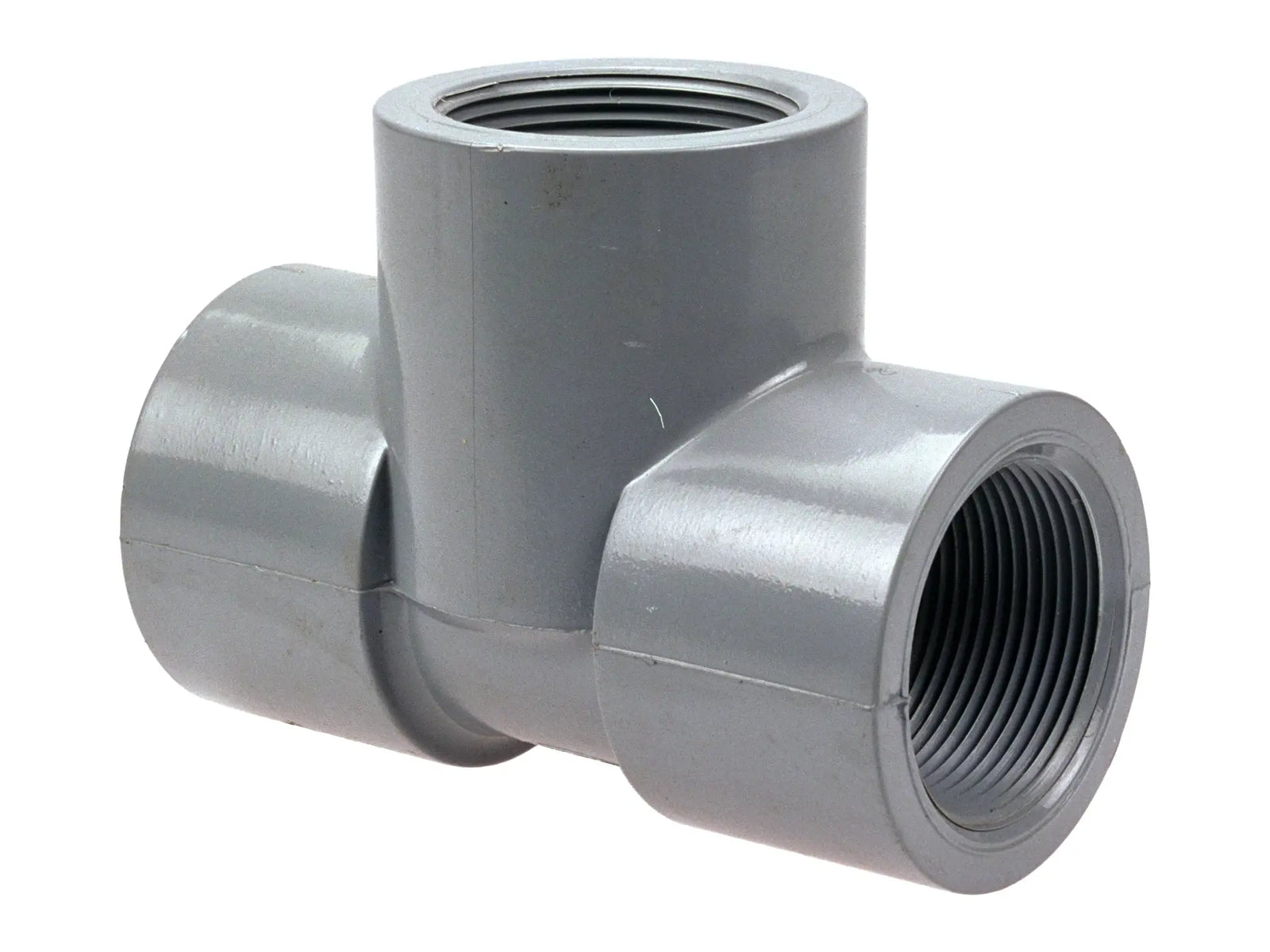 NIBCO CB08500, 1/2 in. x 1/2 in. x 1/2 in. FPTxFPTxFPT Thread Tee CPVC 5112-3-3