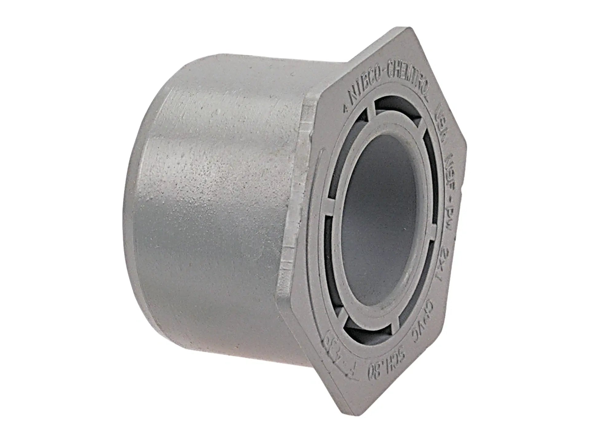 NIBCO CB11040, 1-1/2in. x 1/2in. Flush Socket Reducer Bushing Spg x S Corzan CPVC Schedule 80 5118