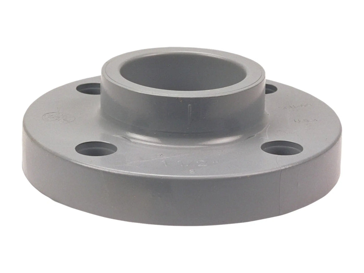 NIBCO CB19100, 4 in. Socket Flange Corzan CPVC Schedule 80, One-Piece Solid Design 5151-H