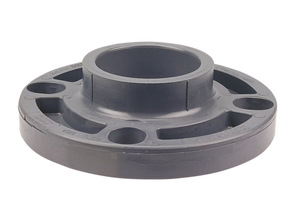 NIBCO CB20010, 6 in. Socket Flange Corzan CPVC Schedule 80, One-Piece Webbed Design 5151-W