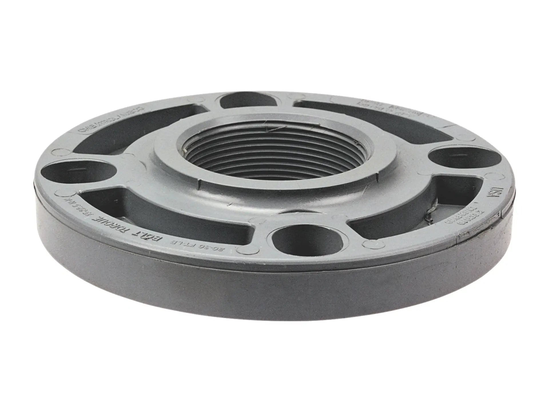 NIBCO CB20470, 2 in. Thread Flange Corzan CPVC Schedule 80, One-Piece Webbed Design 5151-W3