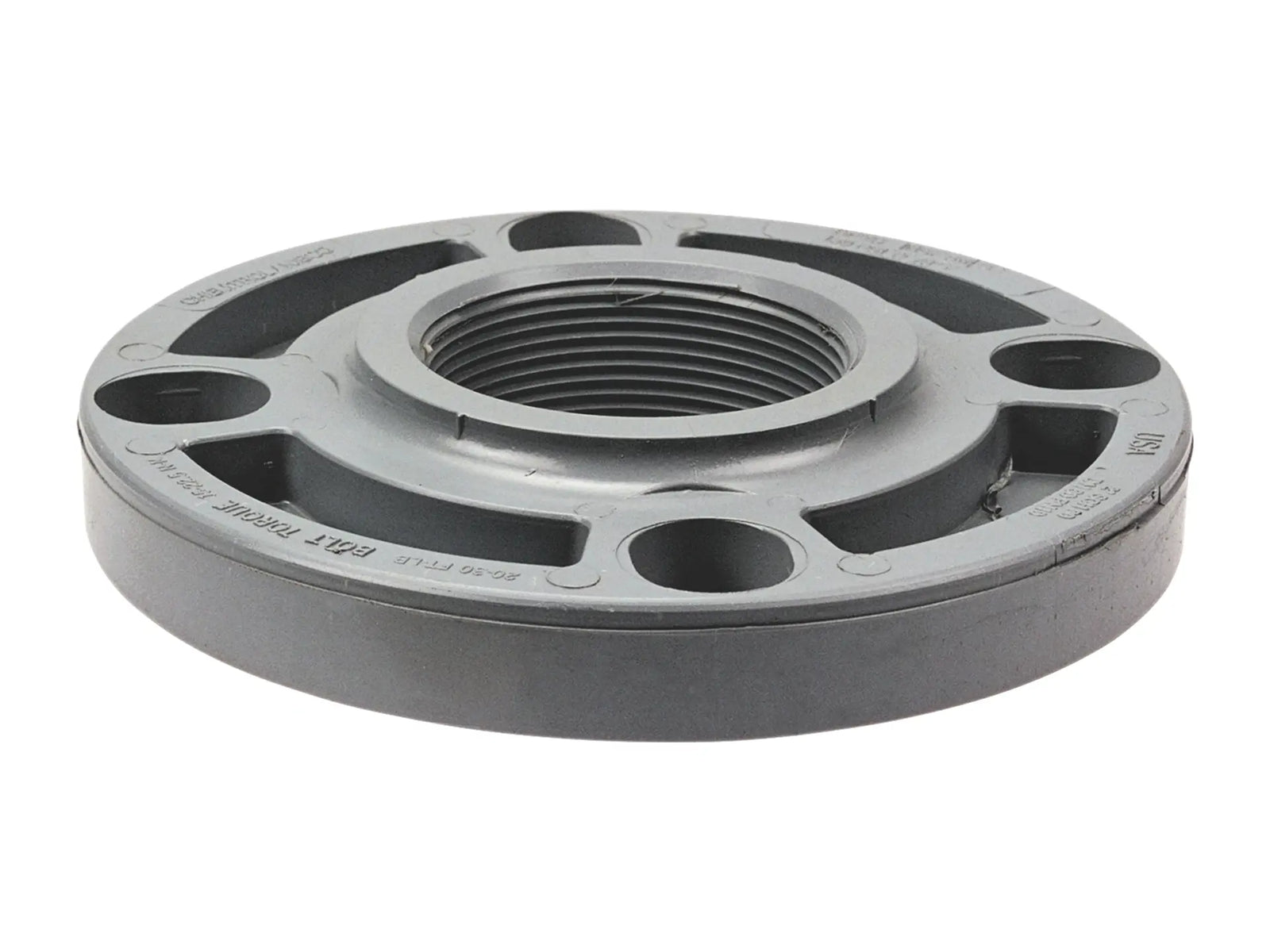 NIBCO CB20500, 4 in. Thread Flange Corzan CPVC Schedule 80, One-Piece Webbed Design 5151-W3