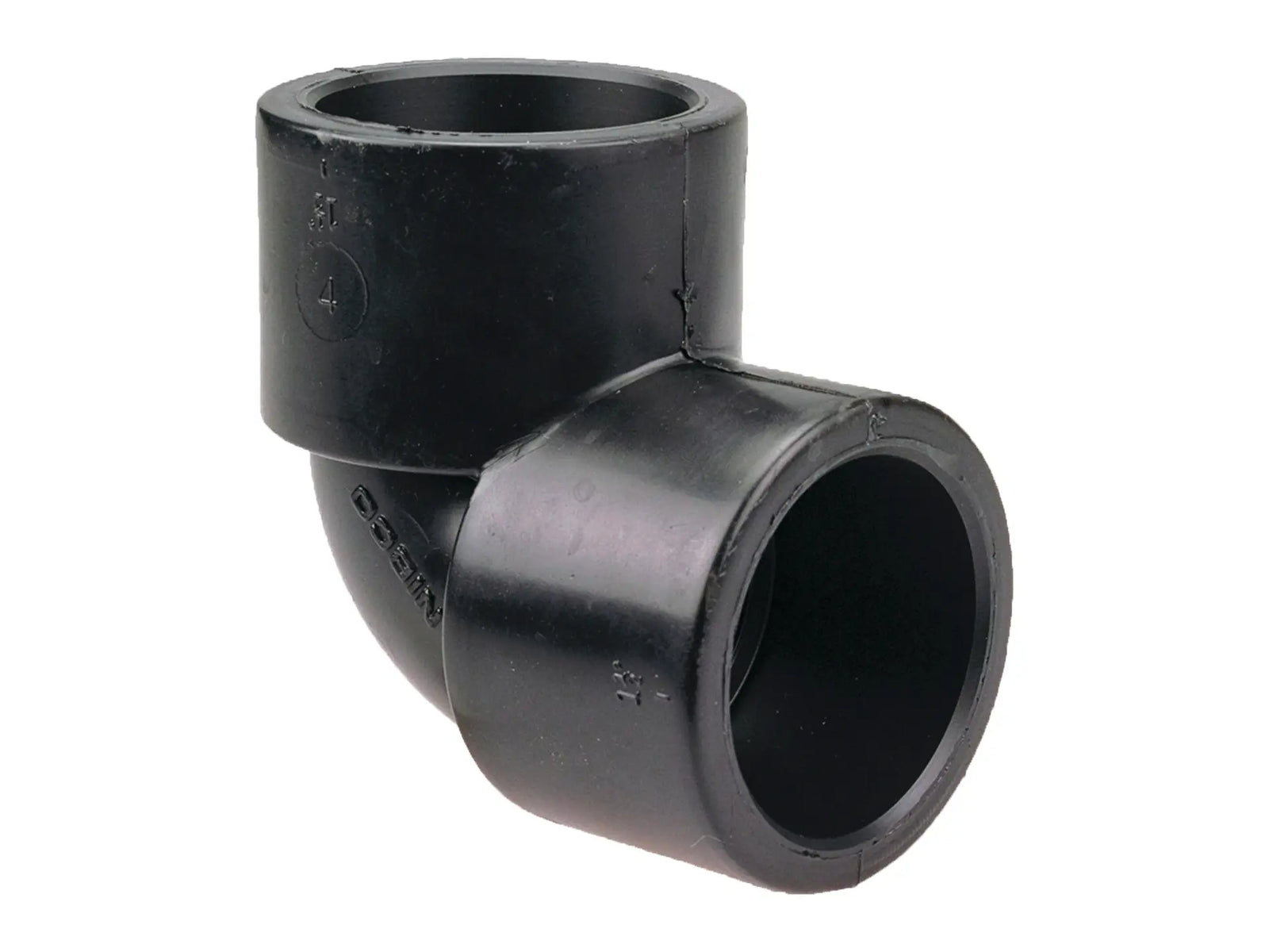 NIBCO CC01950, 1/2 in. Socket 90° Elbow S x S Black Polypropylene Schedule 80 6107