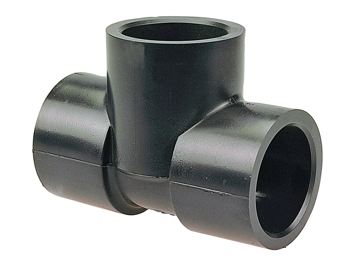 NIBCO CC03100, 6 in. x 6 in. x 6 in. Socket Tee S x S x S Black Polypropylene Schedule 80 6111