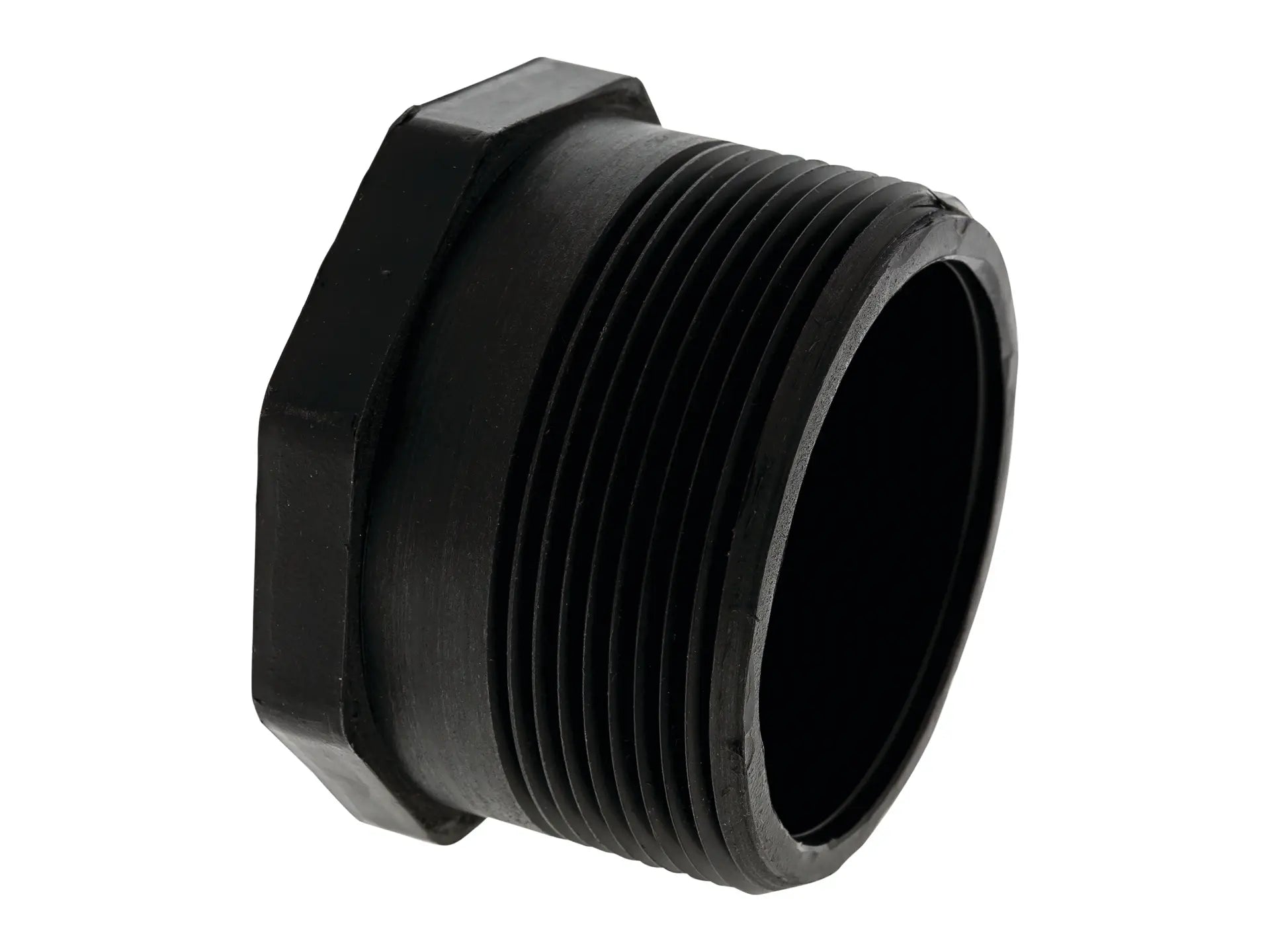 NIBCO CC03750, 1-1/2 in. Thread Plug MPT Black Polypropylene Schedule 80 6116-4