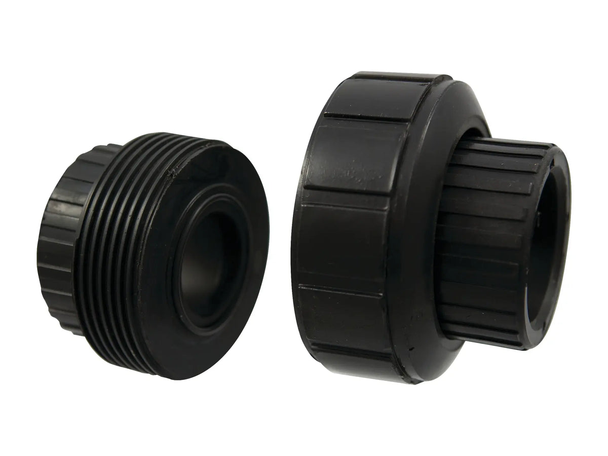 NIBCO CC08450, 1/2 in. FKM/EPDM Socket Union S x S Black Polypropylene Schedule 80 6133