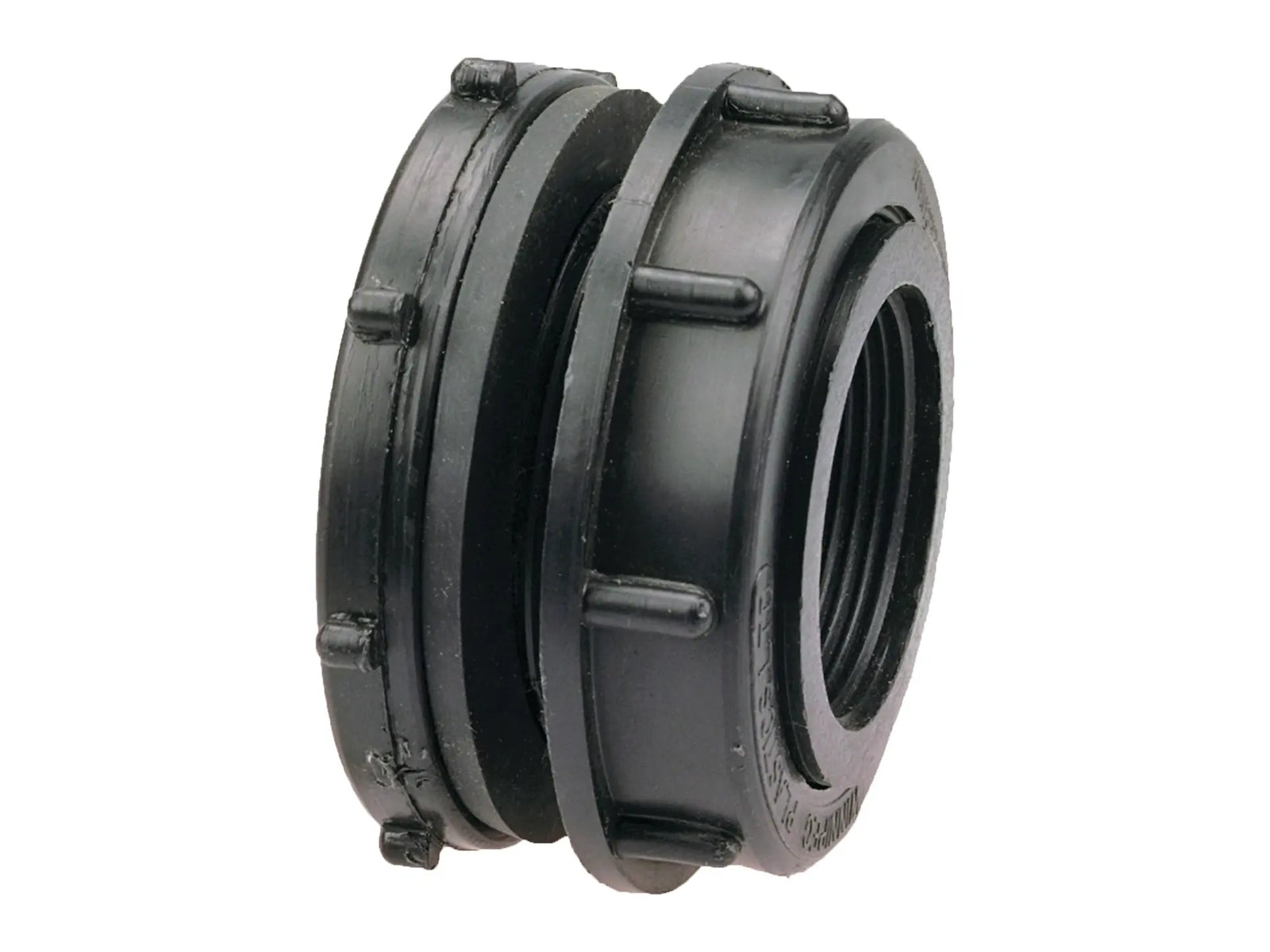 NIBCO CC08955, 1/2 in. Tank Adapter Tank x FPT Black Polypropylene Schedule 80 6150
