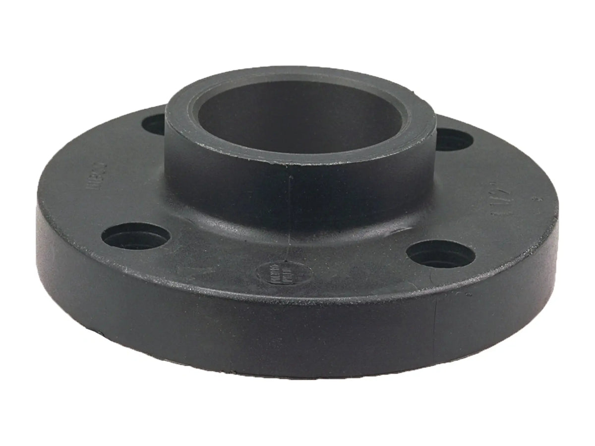 NIBCO CC09350, 6in. Socket Flange S Black Polypropylene Schedule 80, One-Piece Solid Design 6151-H