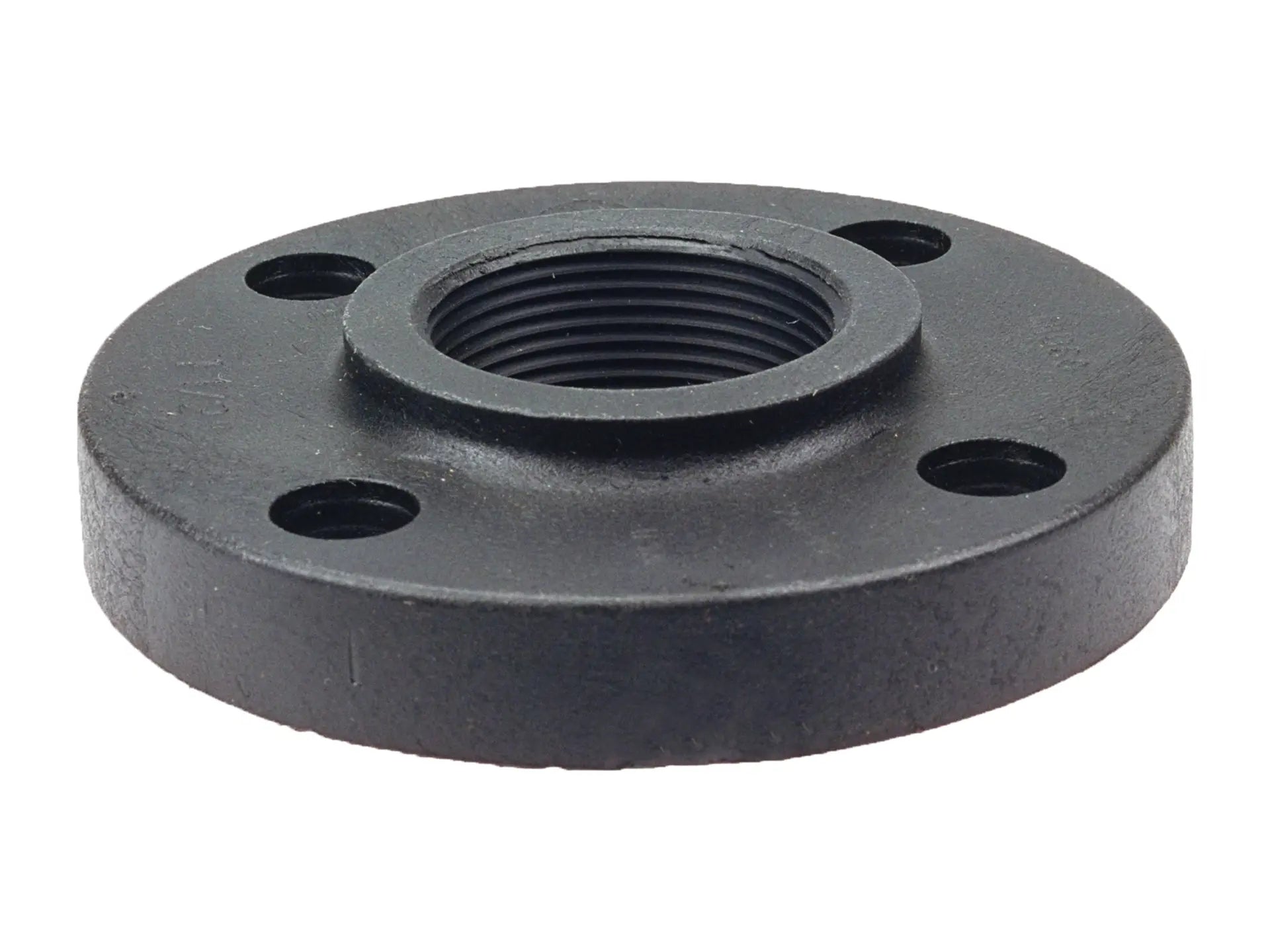 NIBCO CC09450, 3/4in. Thread Flange FPT Black Polypropylene Schedule 80, One Piece Solid Design