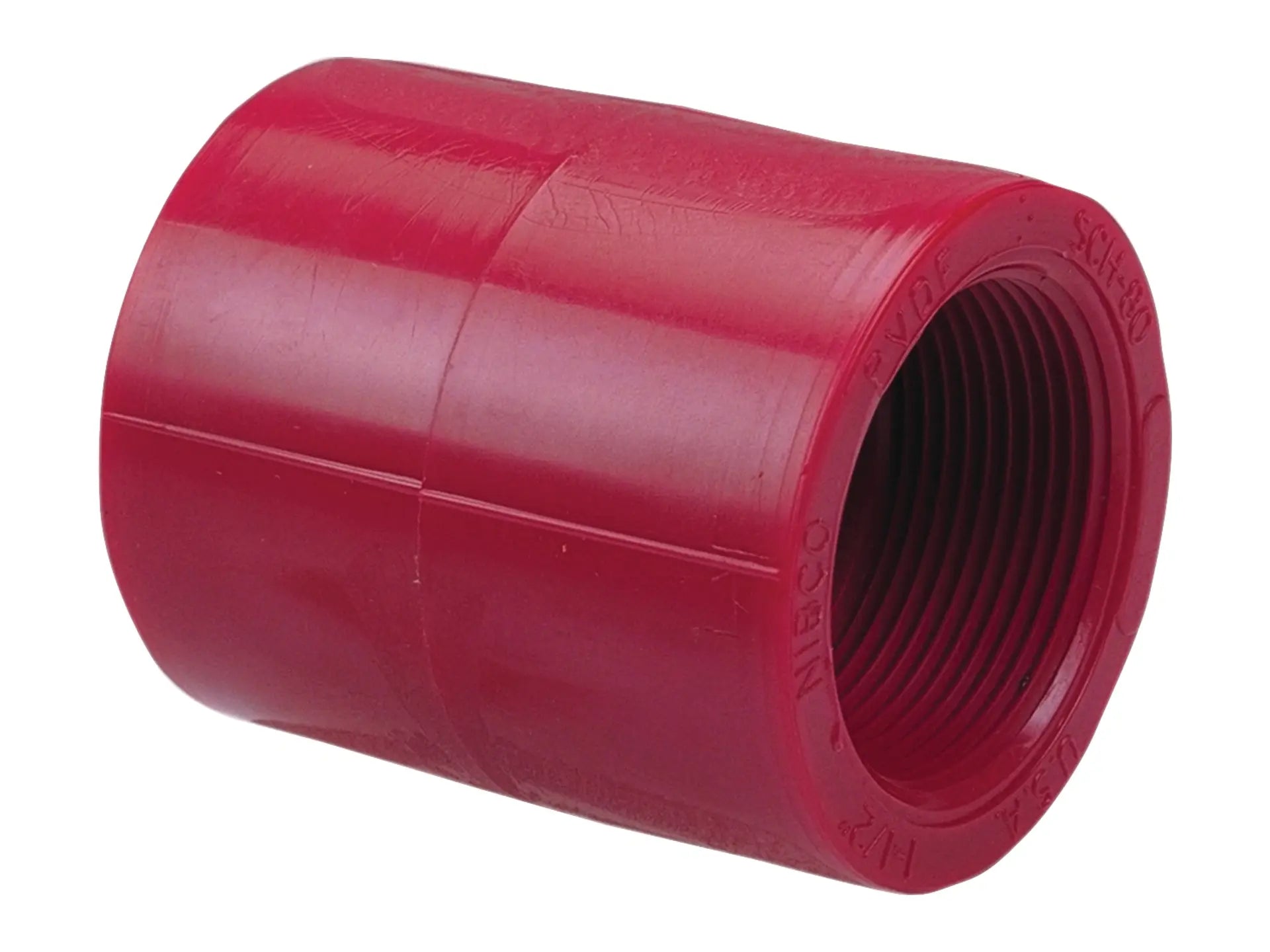 NIBCO CD00400, 1-1/2 in. x 1-1/2 in. Chemtrol FPTxFPT Thread Coupling PVDF 6501-3-3