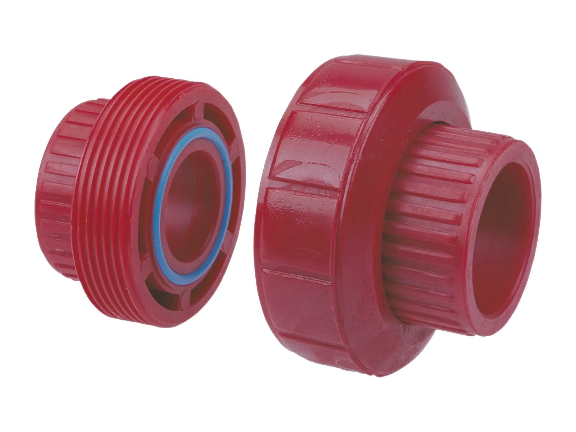 NIBCO CD04050, 3/4 in. FKM Socket Union S x S Kynar Red PVDF Schedule 80 6533