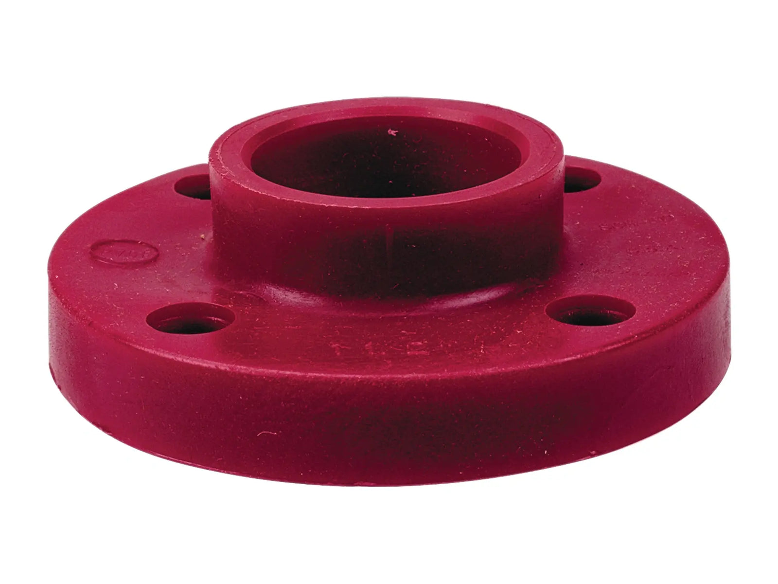 NIBCO CD04600, 1 in. Socket Flange Kynar Red PVDF Schedule 80, One-Piece Solid Design 6551-H