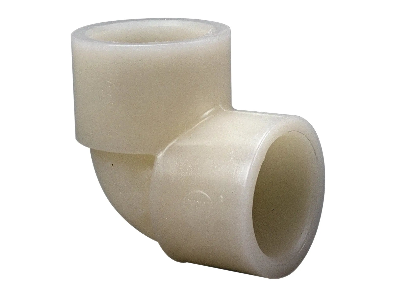 NIBCO CE01470, 4 in. x 4 in. Socket 90° Elbow S x S Kynar Natural PVDF Schedule 80 6607