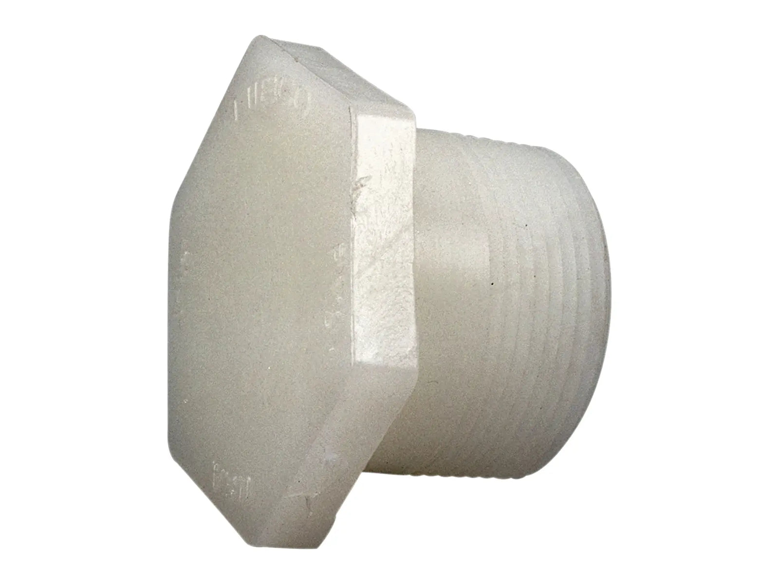 NIBCO CE02400, 1-1/2 in. Thread Plug MPT Kynar Natural PVDF Schedule 80 6616-4