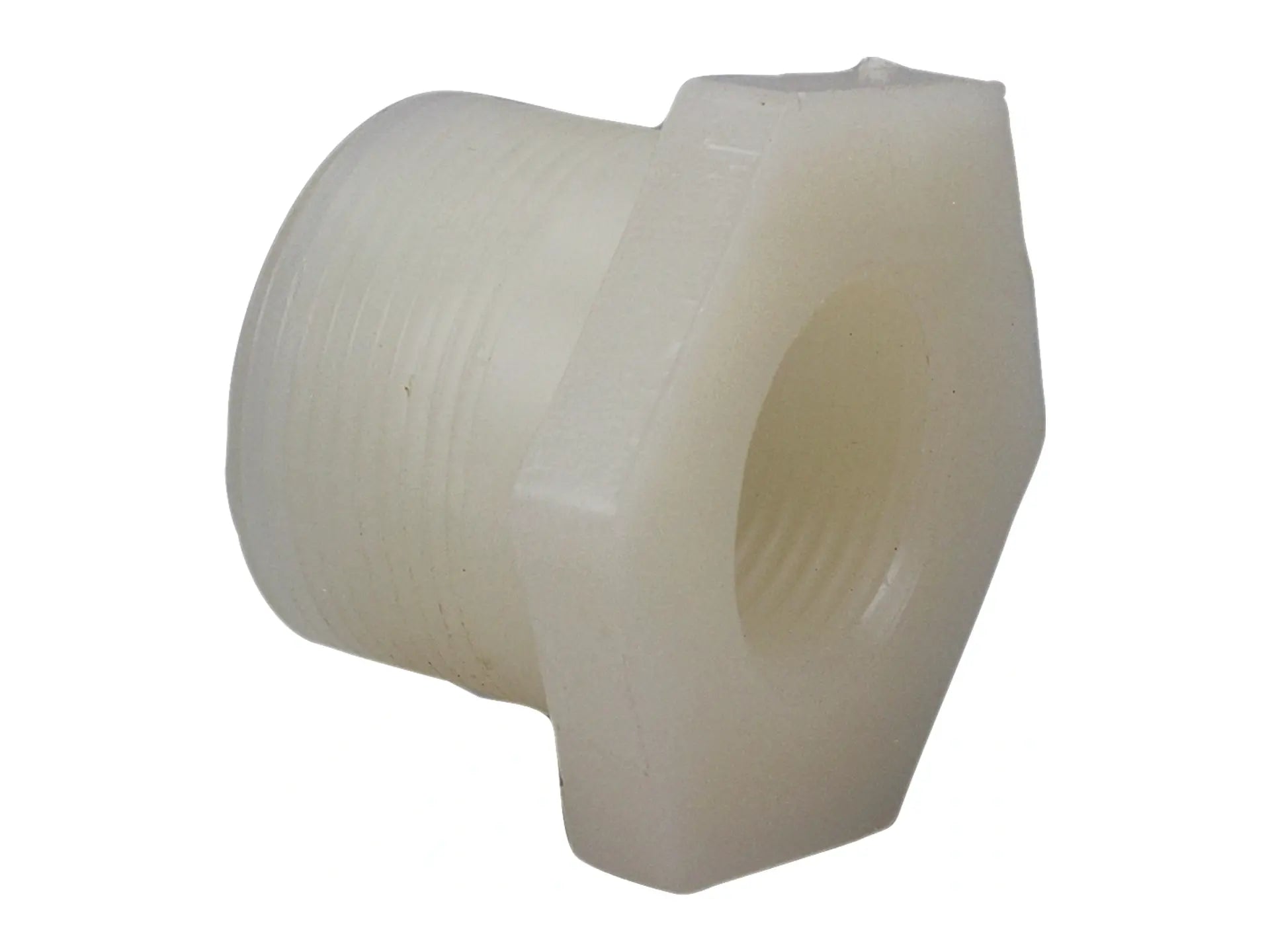 NIBCO CE03241, 1/2 in. x 3/8 in. MPTxFPT Flush Thread Reducer Bushing PVDF 6618-3-4