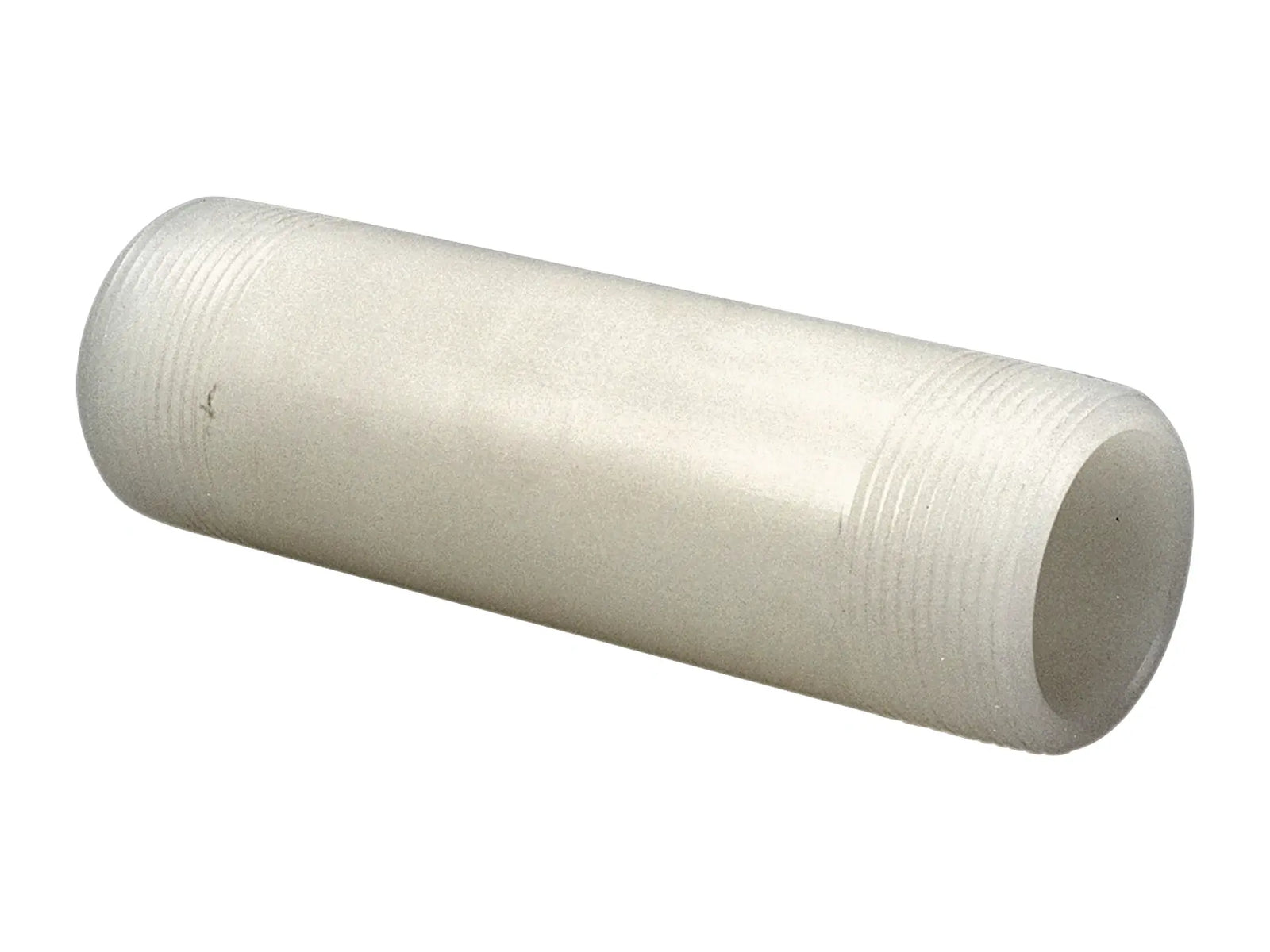 NIBCO CE03902, 1-1/2 in. Thread Pipe Nipple MPT x MPT Kynar Natural PVDF Schedule 80 6629