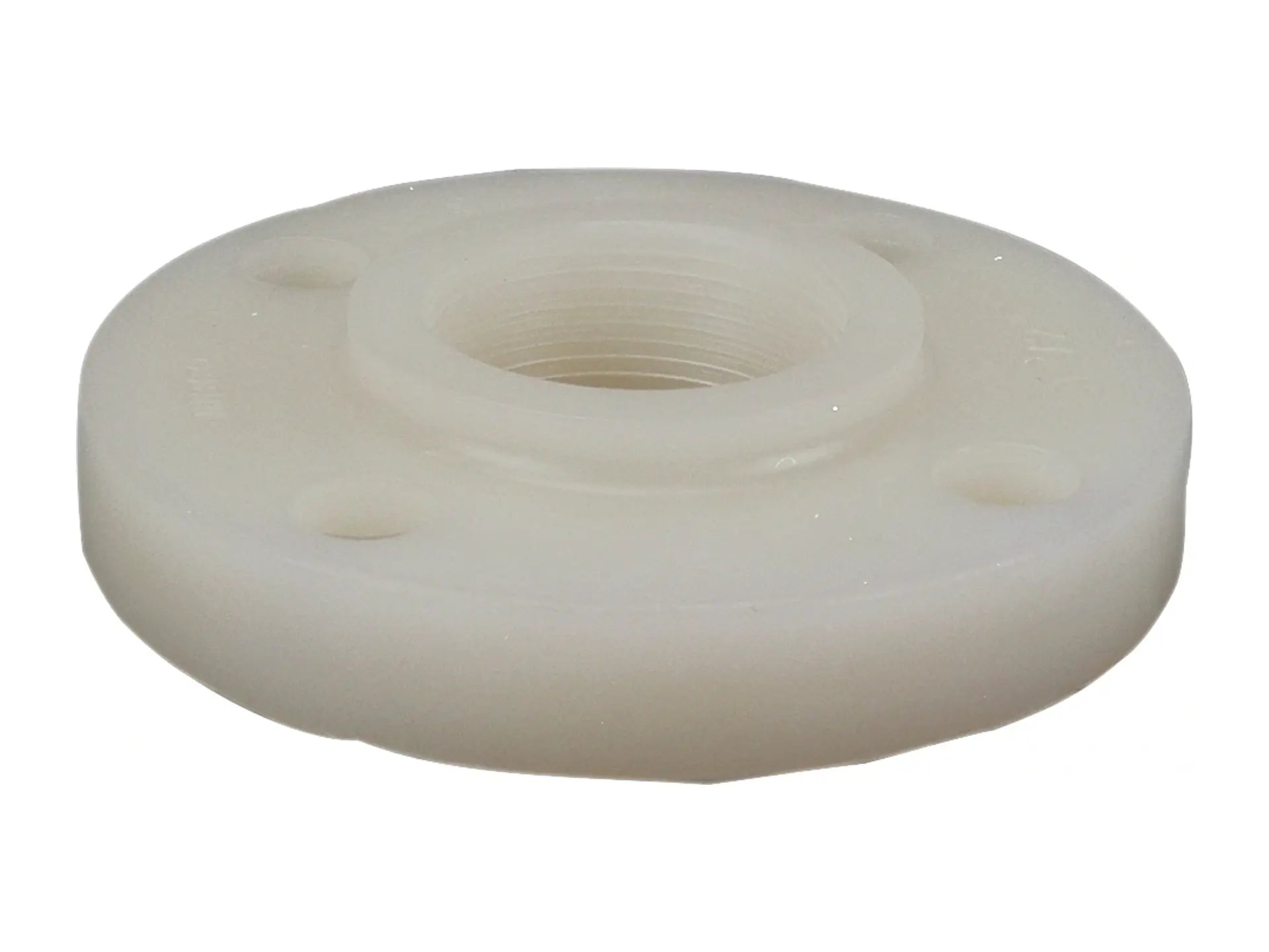NIBCO CE04850, 1 in. Thread Flange Kynar Natural PVDF Schedule 80, One-Piece Solid Design 6651-H3