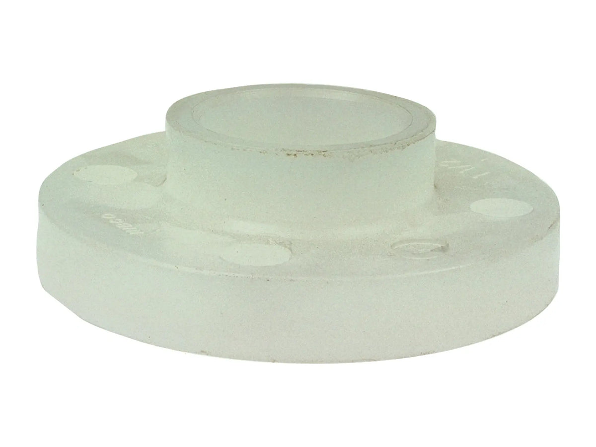 NIBCO CN07300, 4in. Socket Flange Chem-Pure Natural Polypropylene Sche 80, One Piece Solid Design
