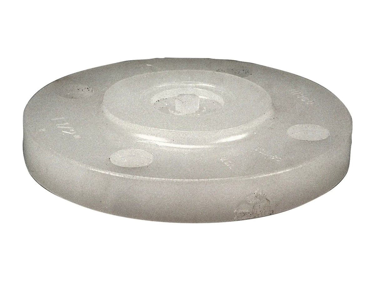 NIBCO CN07450, 3/4in. Blind Flange Chem-Pure Natural PP Sch 80, One Piece Solid Design
