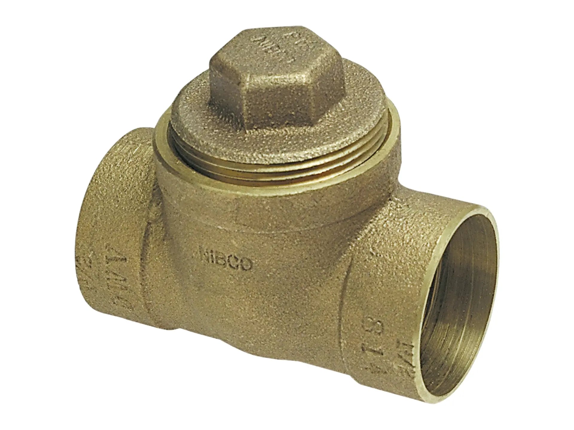 NIBCO E159100, 2 in. x 2 in. x 2 in. DWV Test Tee C x C x Cleanout w/Plug , Cast 814
