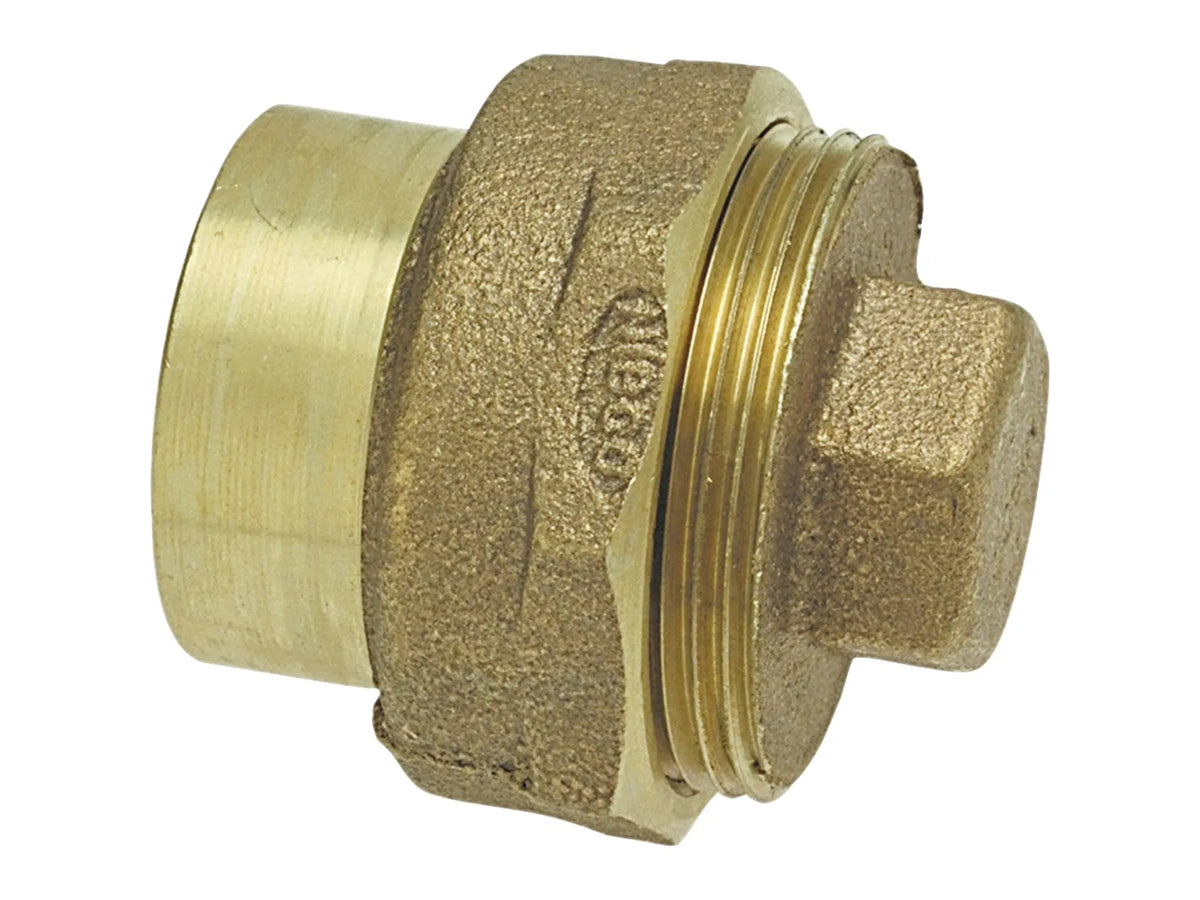 NIBCO E169000, 1-1/4 in. x 1-1/4 in. DWV Fitting Cleanout Ftg x Cleanout w/Plug , Cast 816