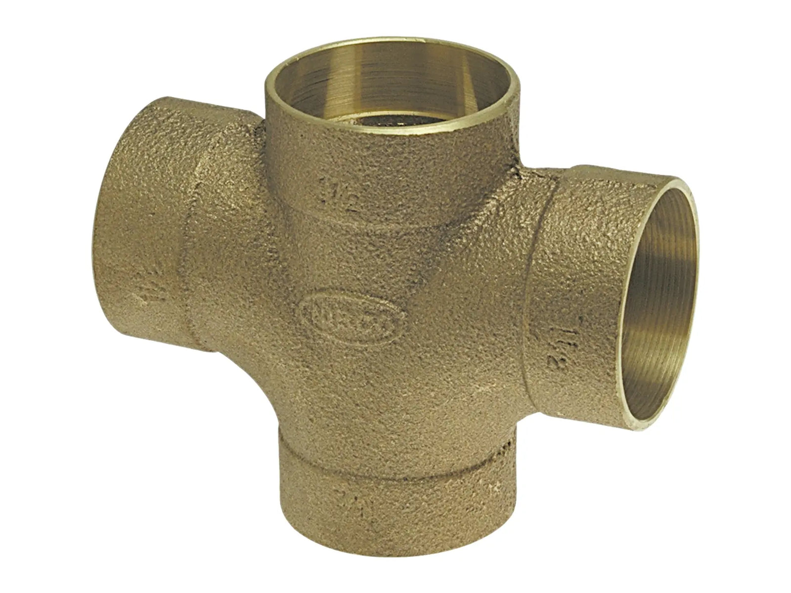 NIBCO E270650, 2 in. x 1-1/2 in. x 1-1/2 in. x 1-1/2 in. DWV Double Tee C x C x C x C , Cast 835