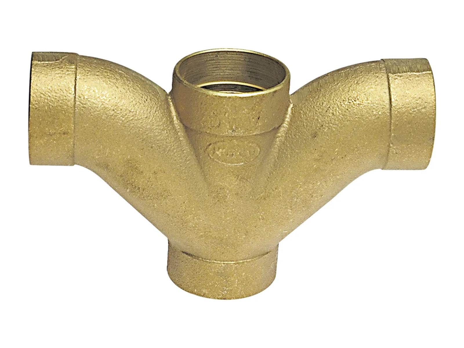 NIBCO E280200, 2 in. x 2 in. x 1-1/2 in. x 1-1/2 in. DWV Long Turn Tee Wye C x C x C x C , Cast 836