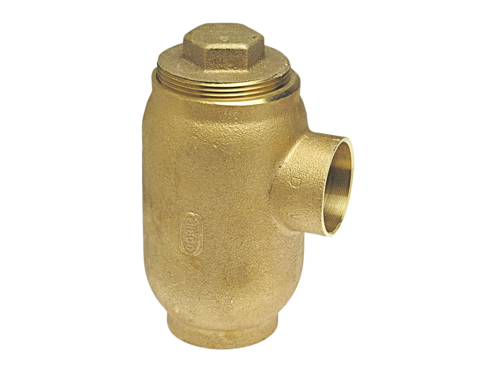 NIBCO E590250, 1-1/2 in. x 3 in. x 5 in.DWV Drum Trap with Bottom Inlet Cast 890
