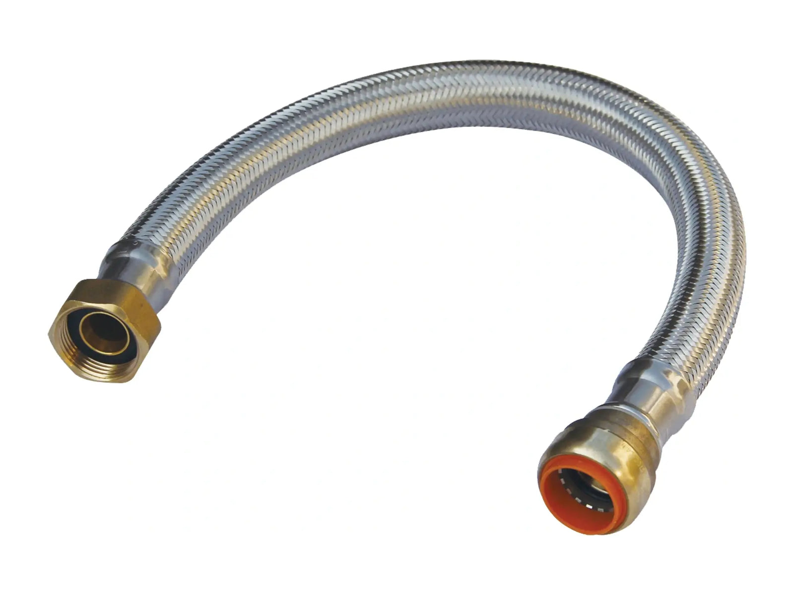 NIBCO FXF018012, 1/2 in. x 3/4 in. Flexible Connectors Push Water Heater Connector P-FLEX18FIP