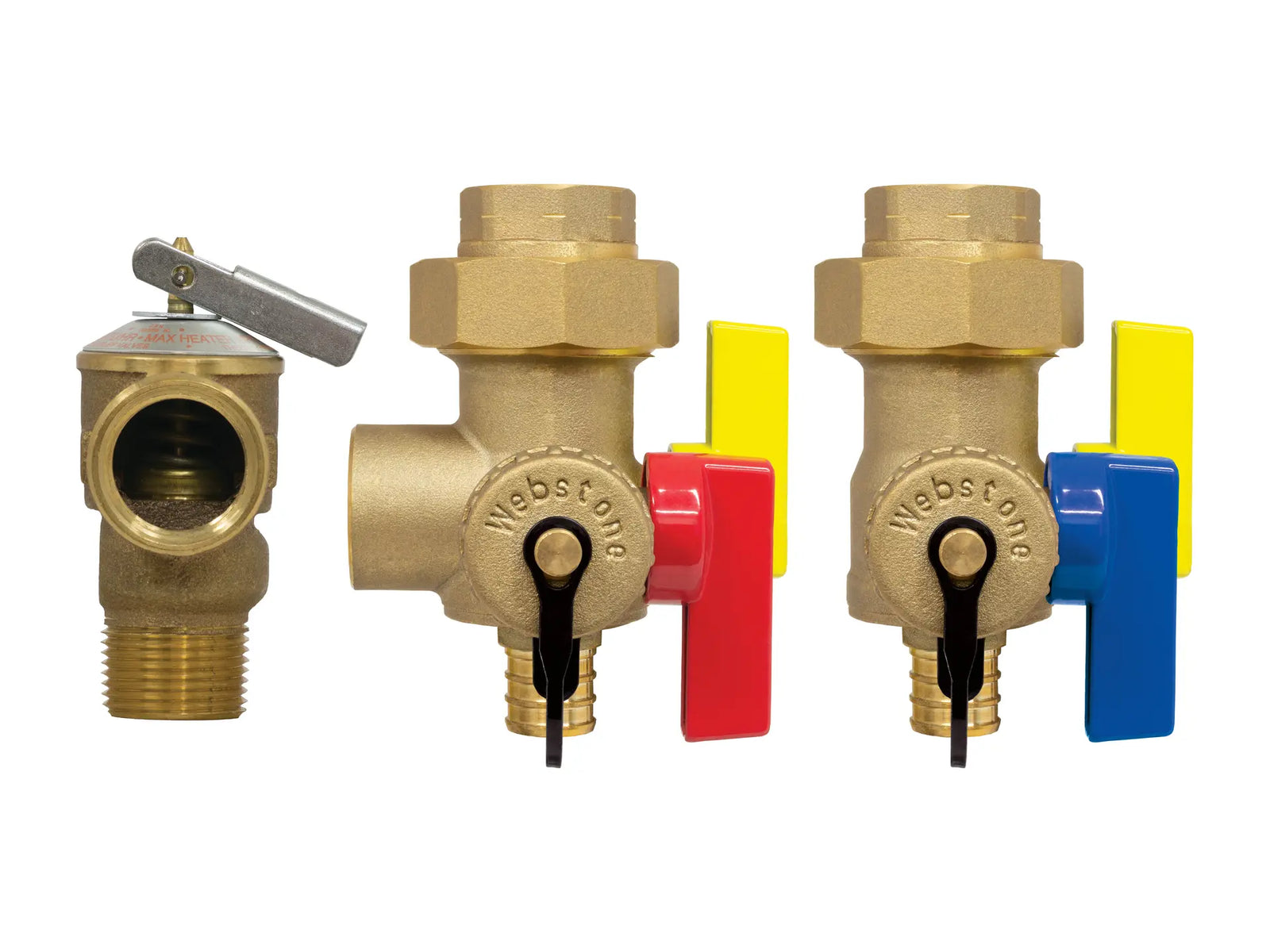 Webstone H-12443WPR-LF, 3/4 in.x3/4 in. EXP Ultra-Comp Tankless Water Heater Service Valve Kit